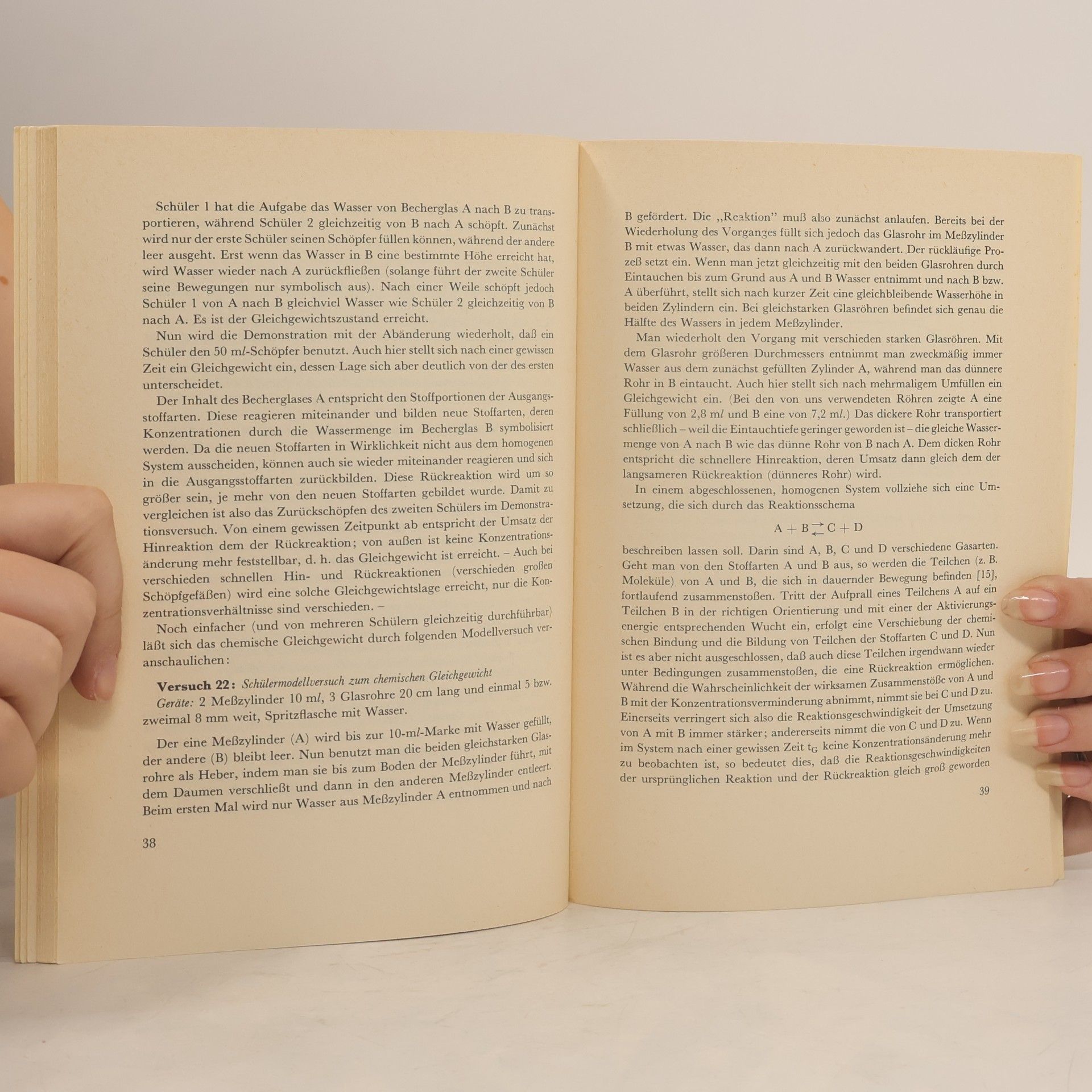 Hans-Georg Winkler Praxis Schriftenreihe Chemie - 20: Das Massenwirkungsgesetz. Das chemische Gleichgewicht und seine Gesetzmässigkeiten