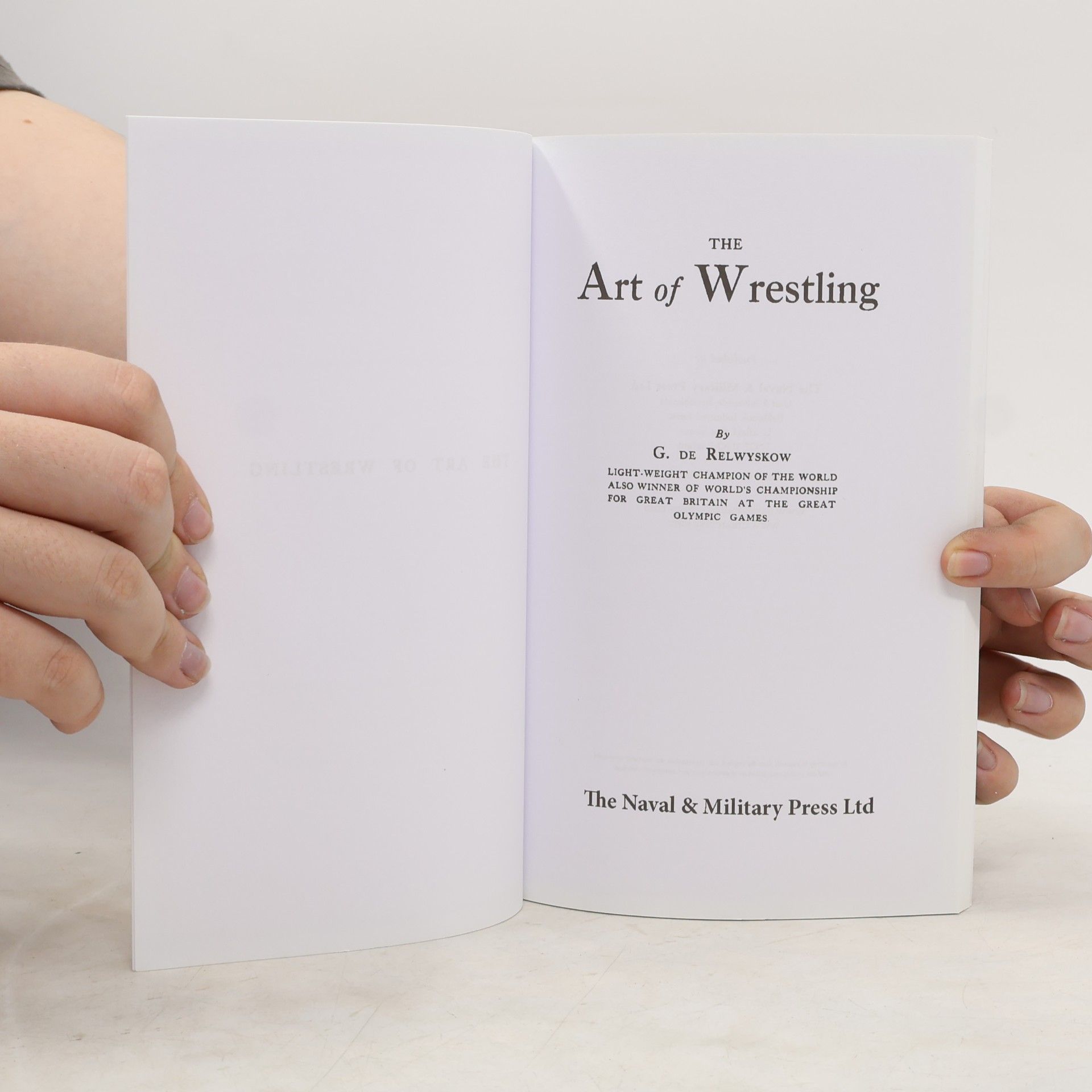 George de Relwyskow The Art of Wrestling