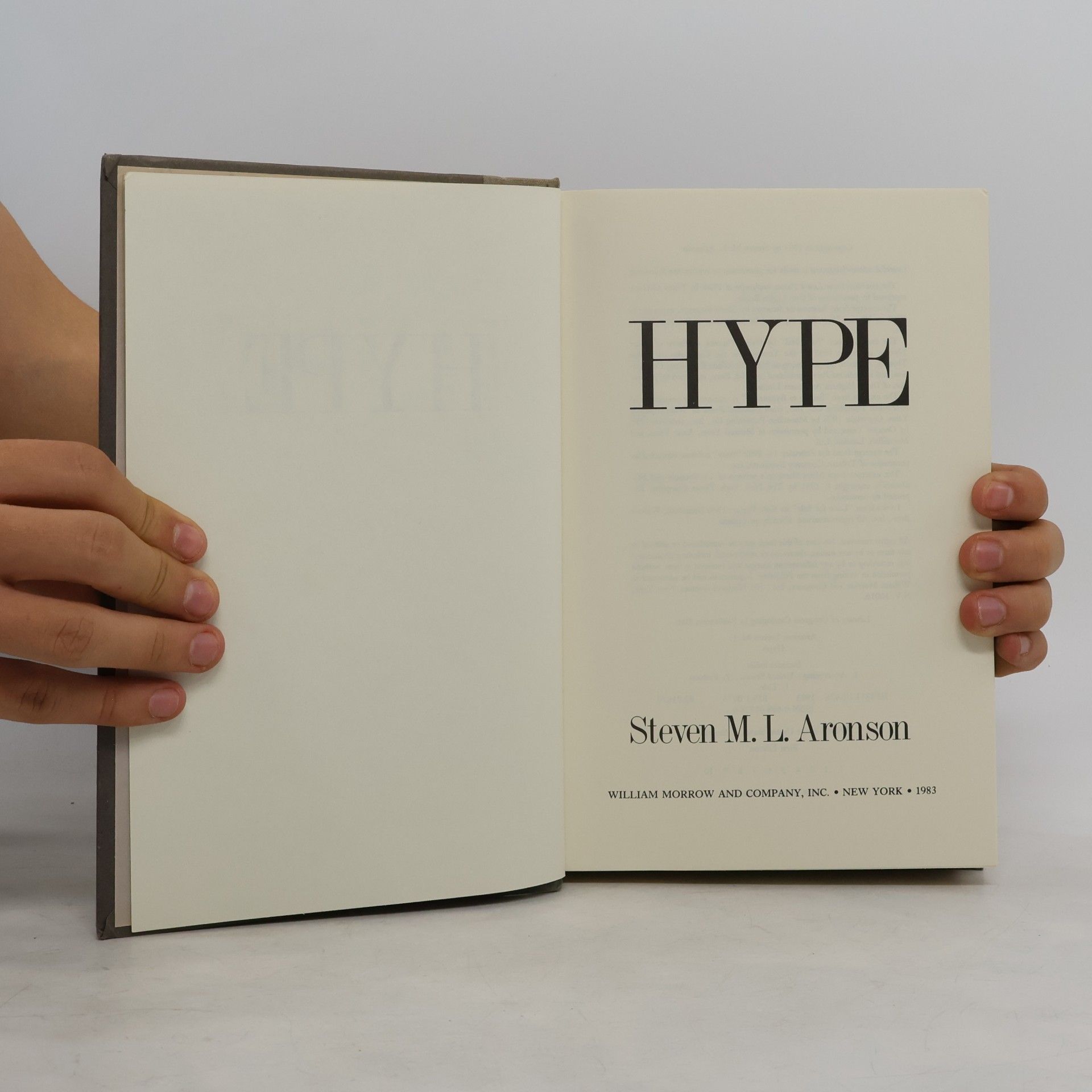 Steven M. L. Aronson Hype