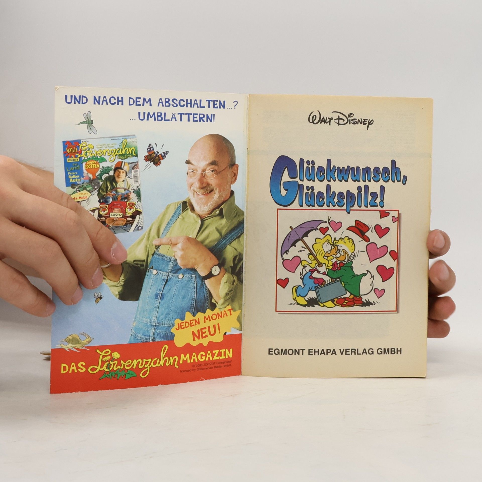 Walt Disney Lustiges Taschenbuch 307. Glückwunsch, Glückspilz!