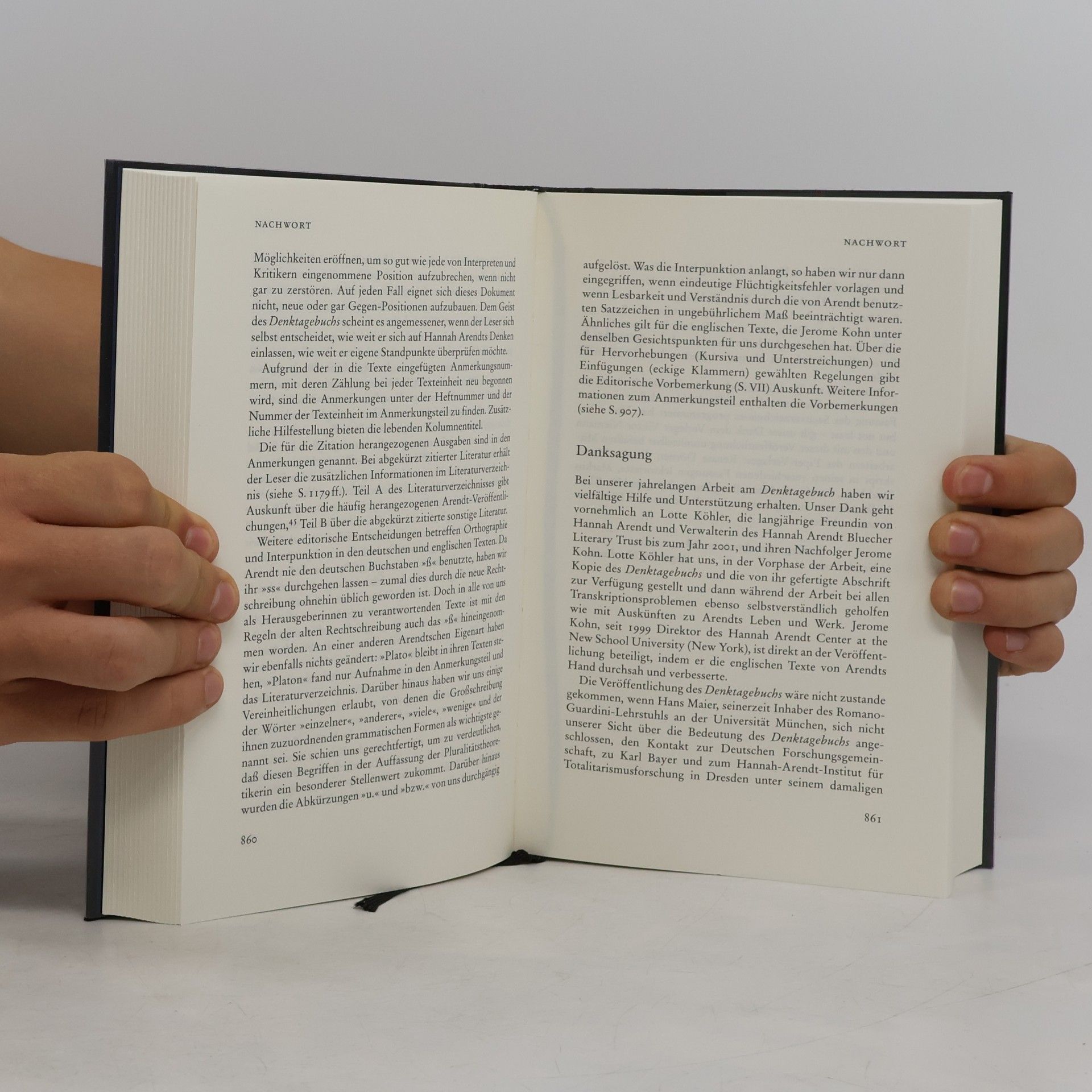 Hannah Arendt Denktagebuch