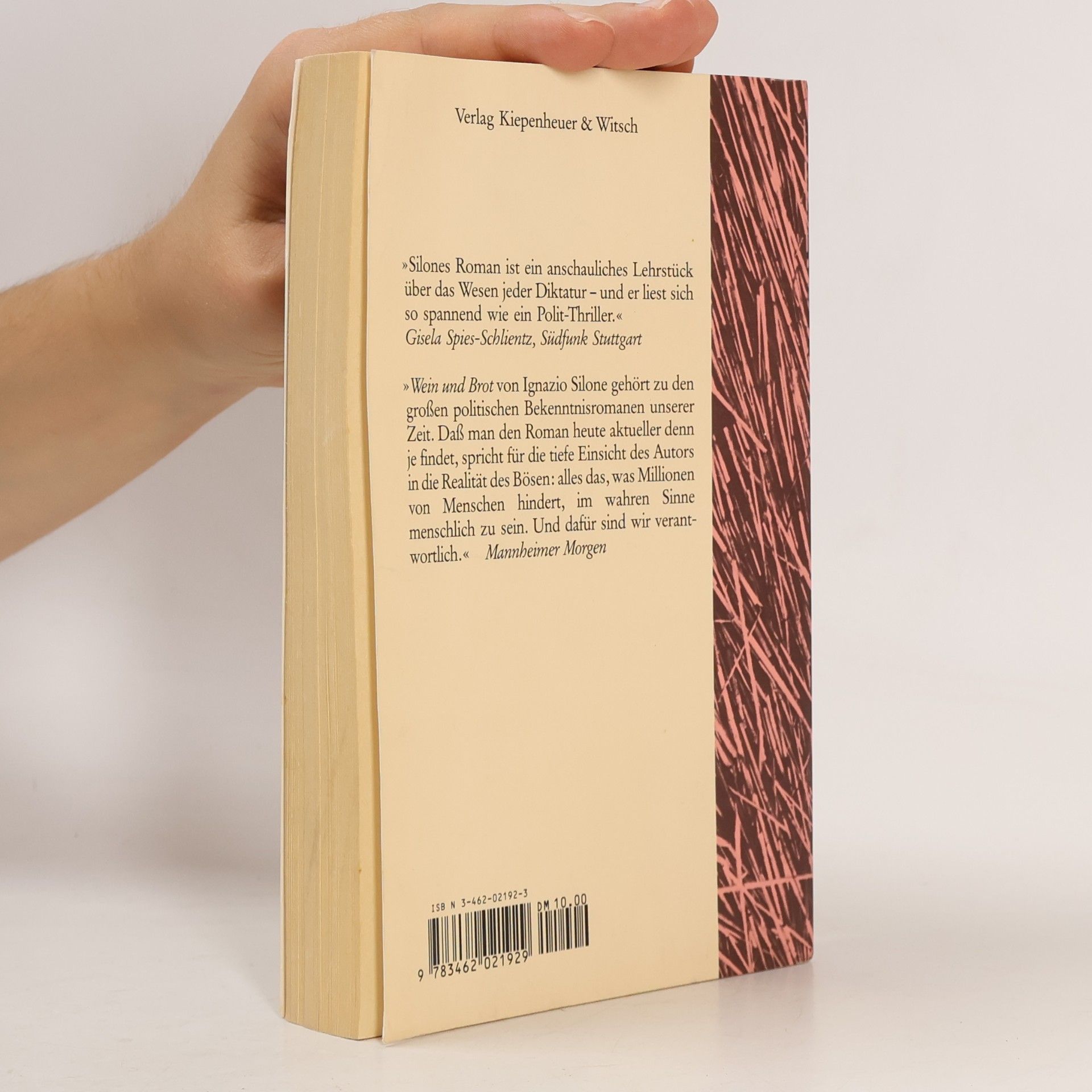 Ignazio Silone Wein und Brot