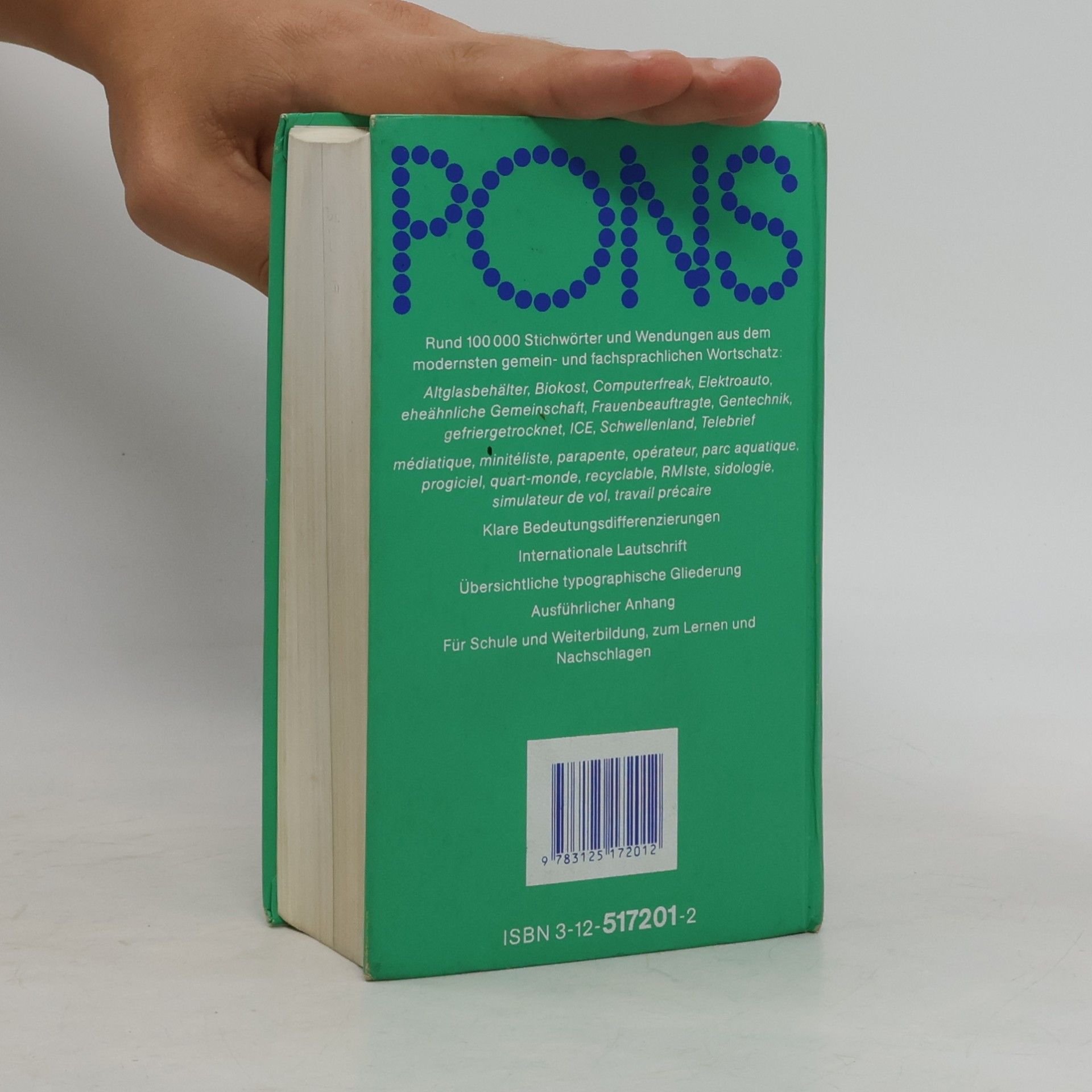 Erich Weis PONS Kompaktwörterbuch. Französisch-Deutsch, Deutsch-Französisch