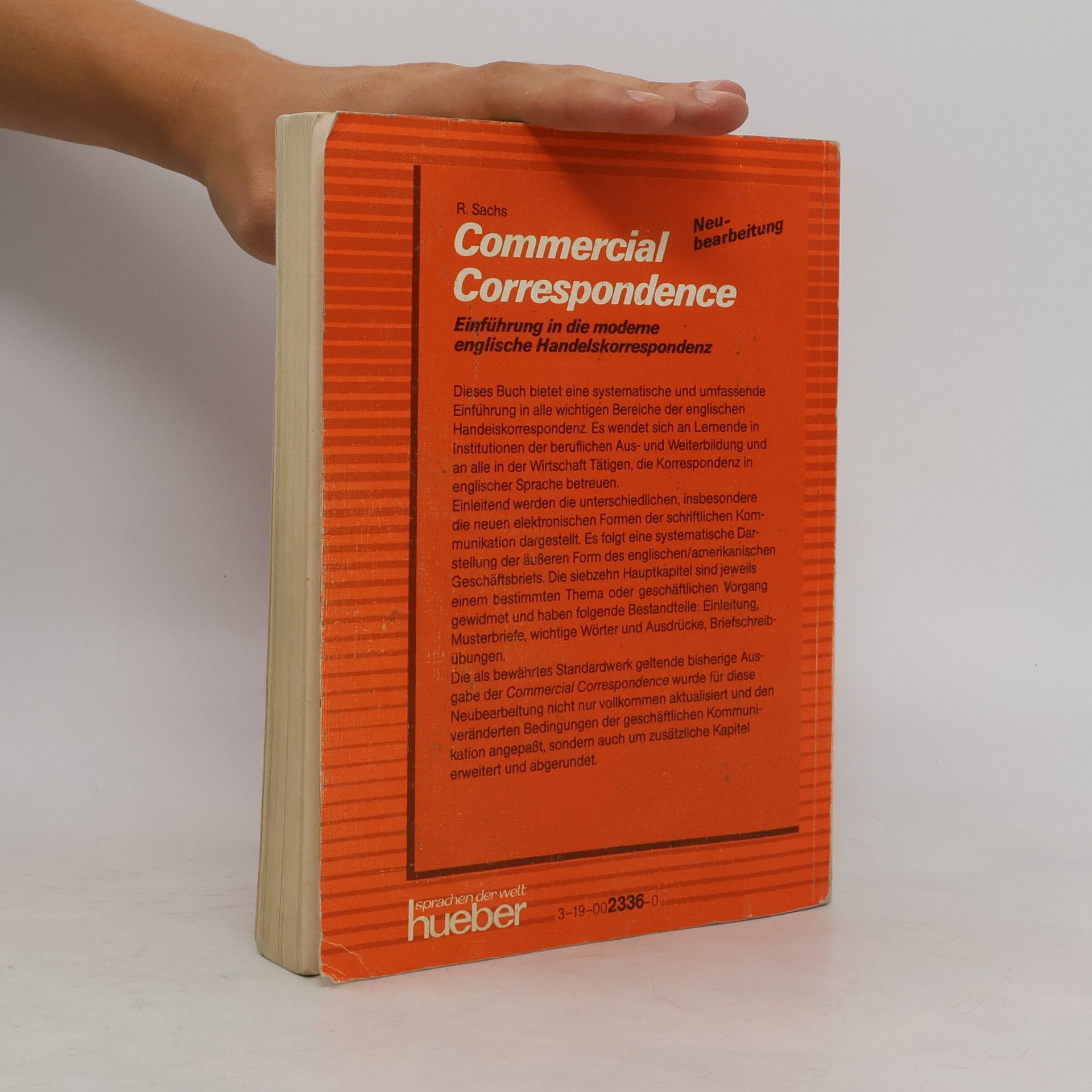 Rudolf Sachs Commercial correspondence
