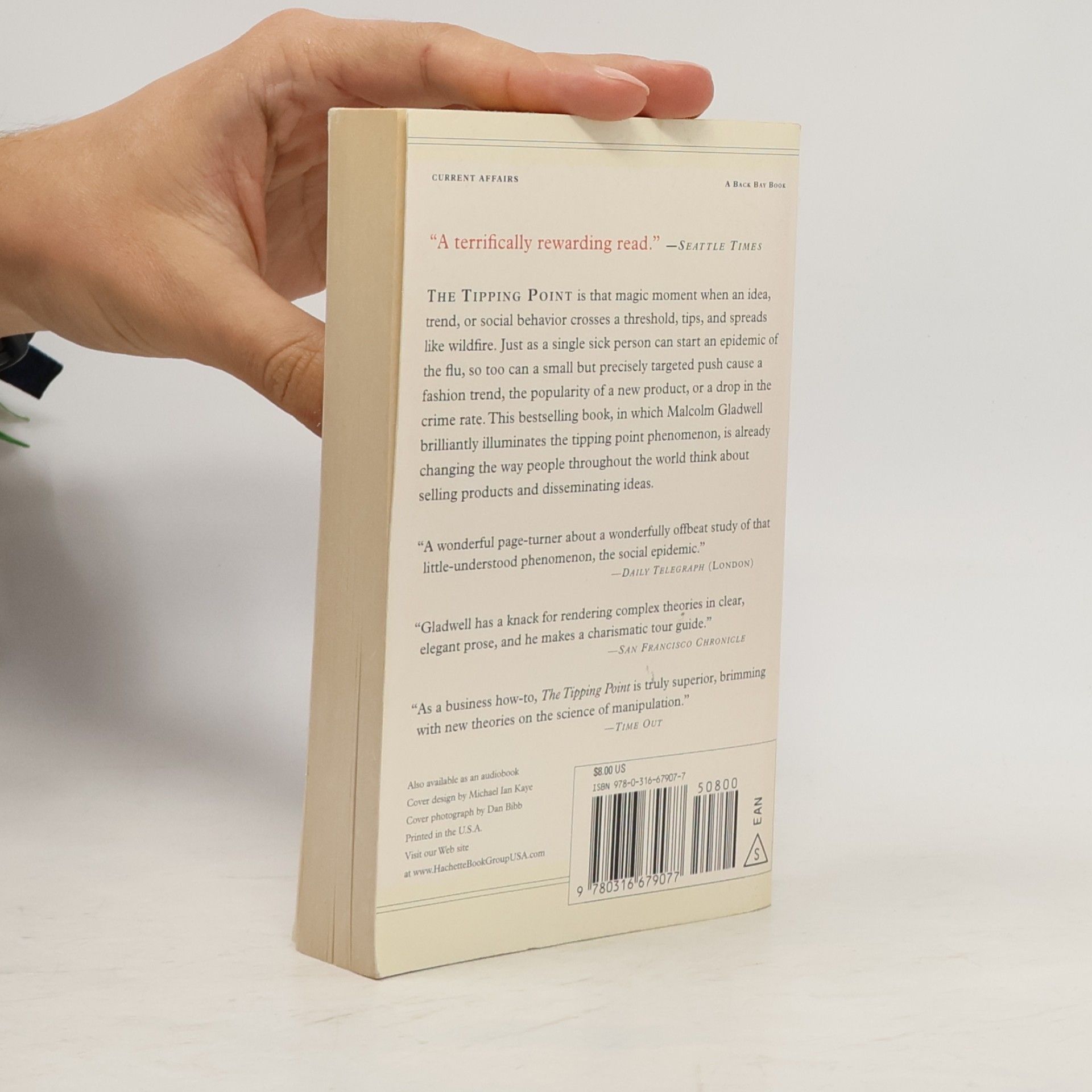 Malcolm Gladwell The tipping point : how little things can make a big difference
