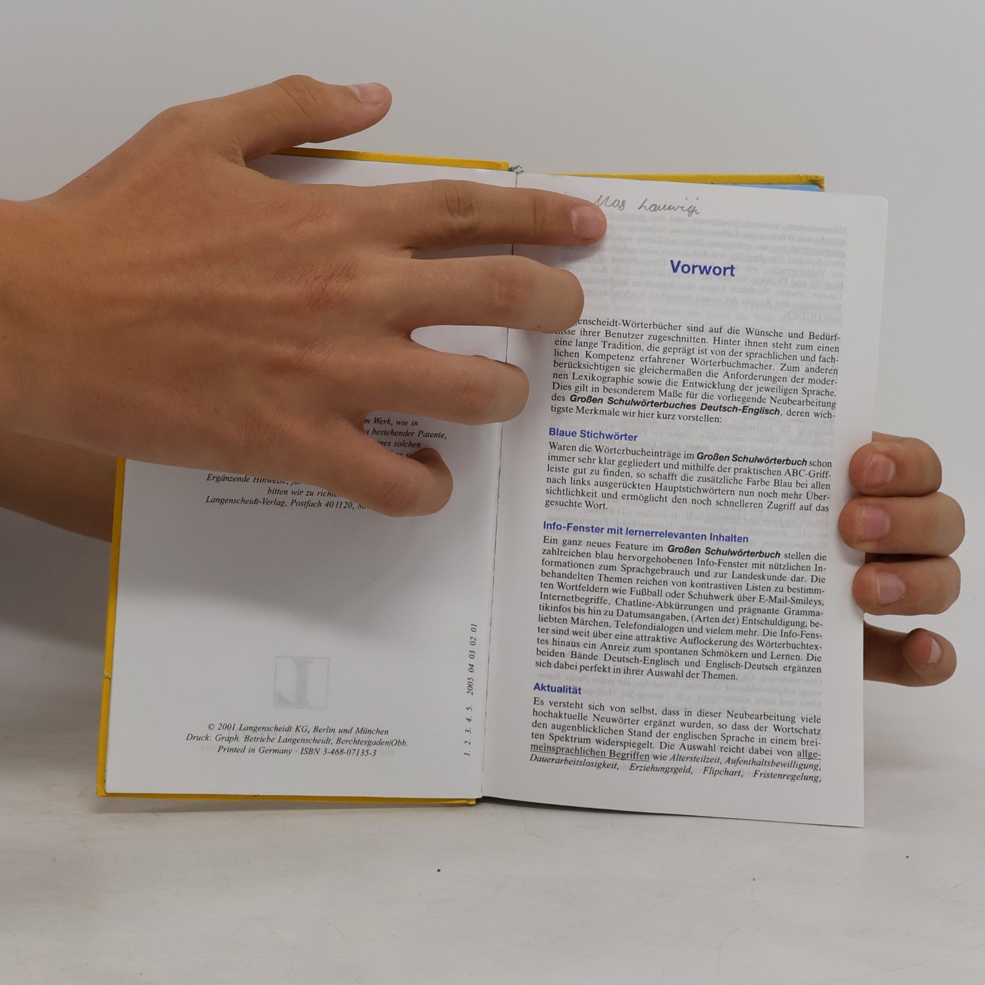 Autorenkollektiv Großes Schulwörterbuch. Deutsch - Englisch.