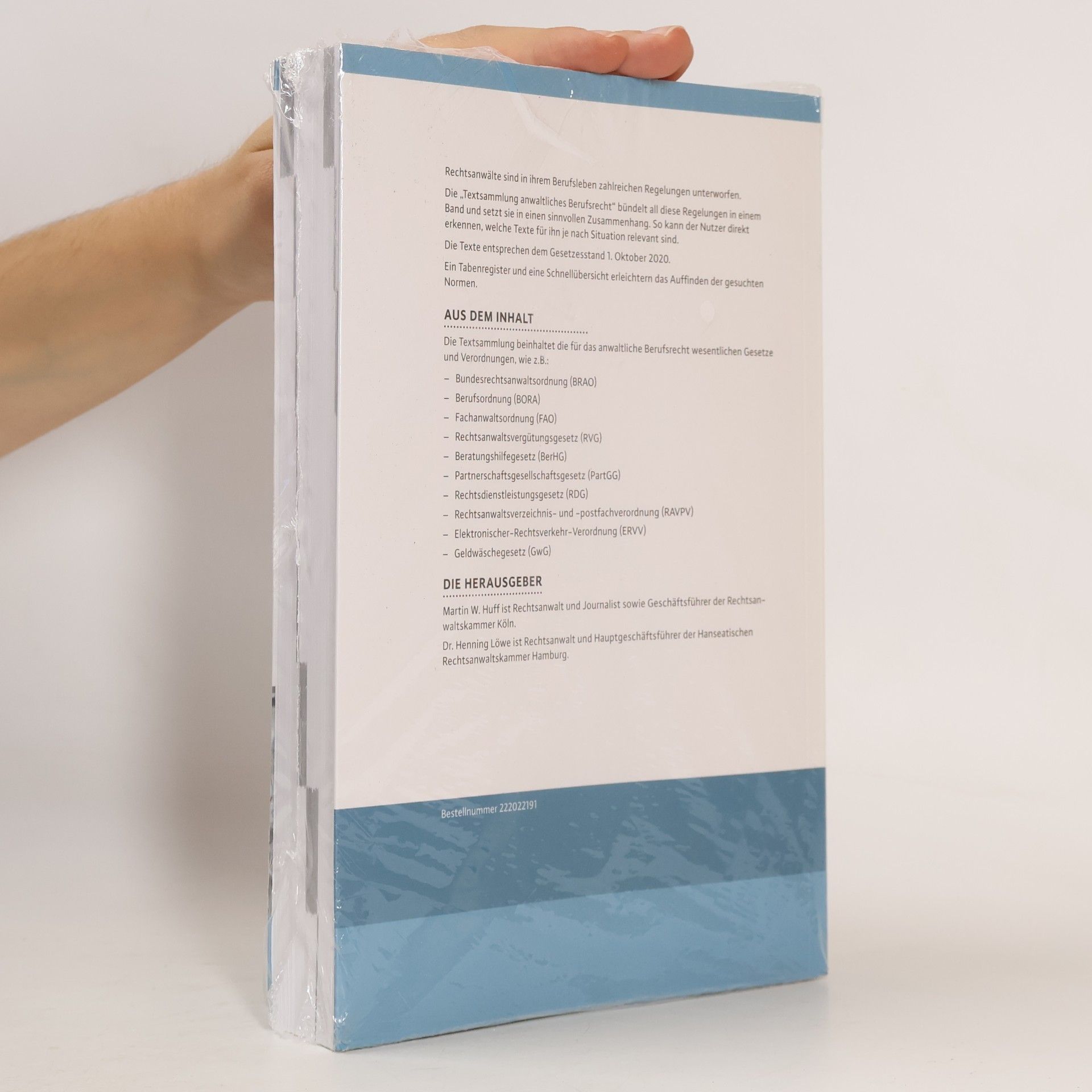 kolektiv Textsammlung Anwaltiches Berufsrecht 2020