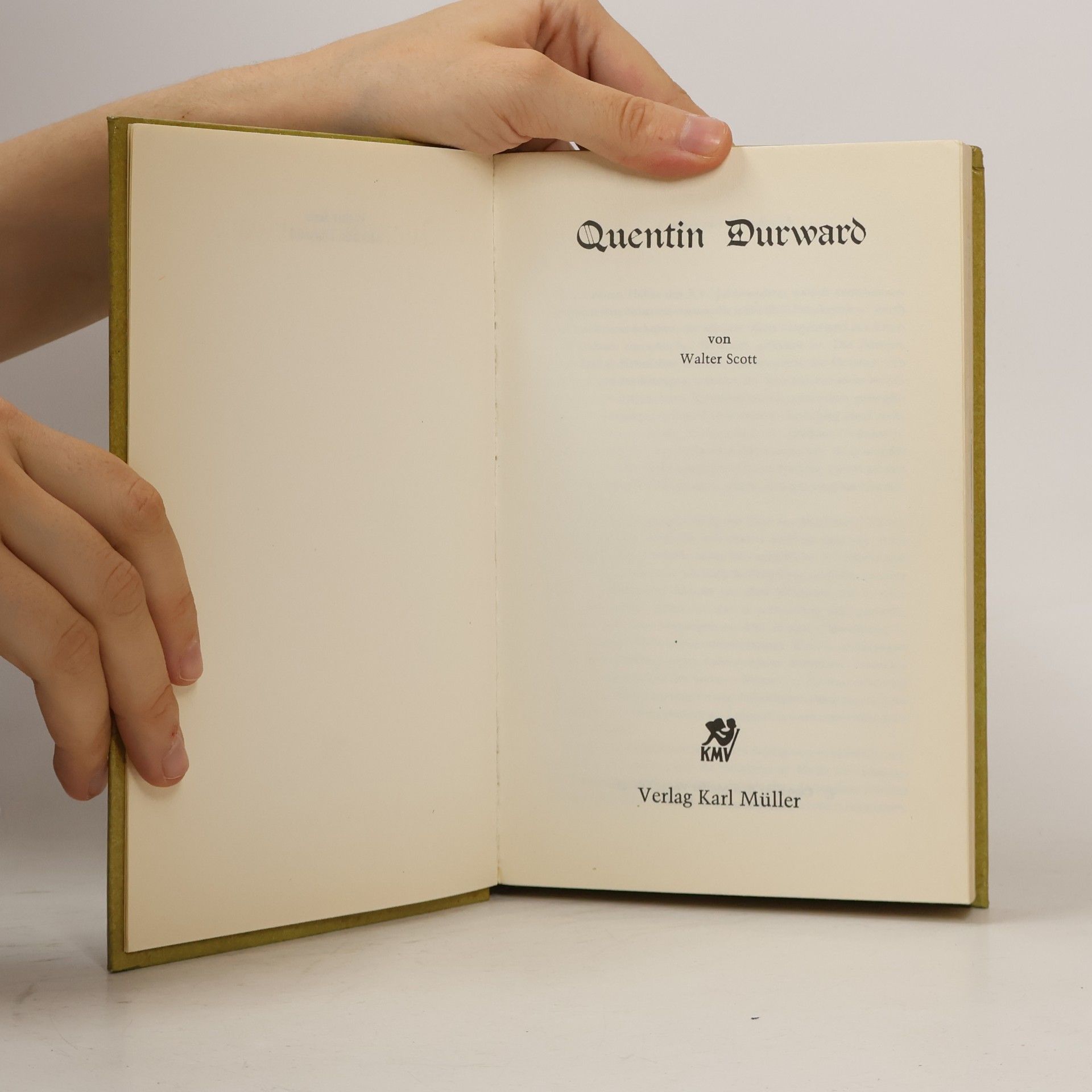 Walter Scott Quentin Durward