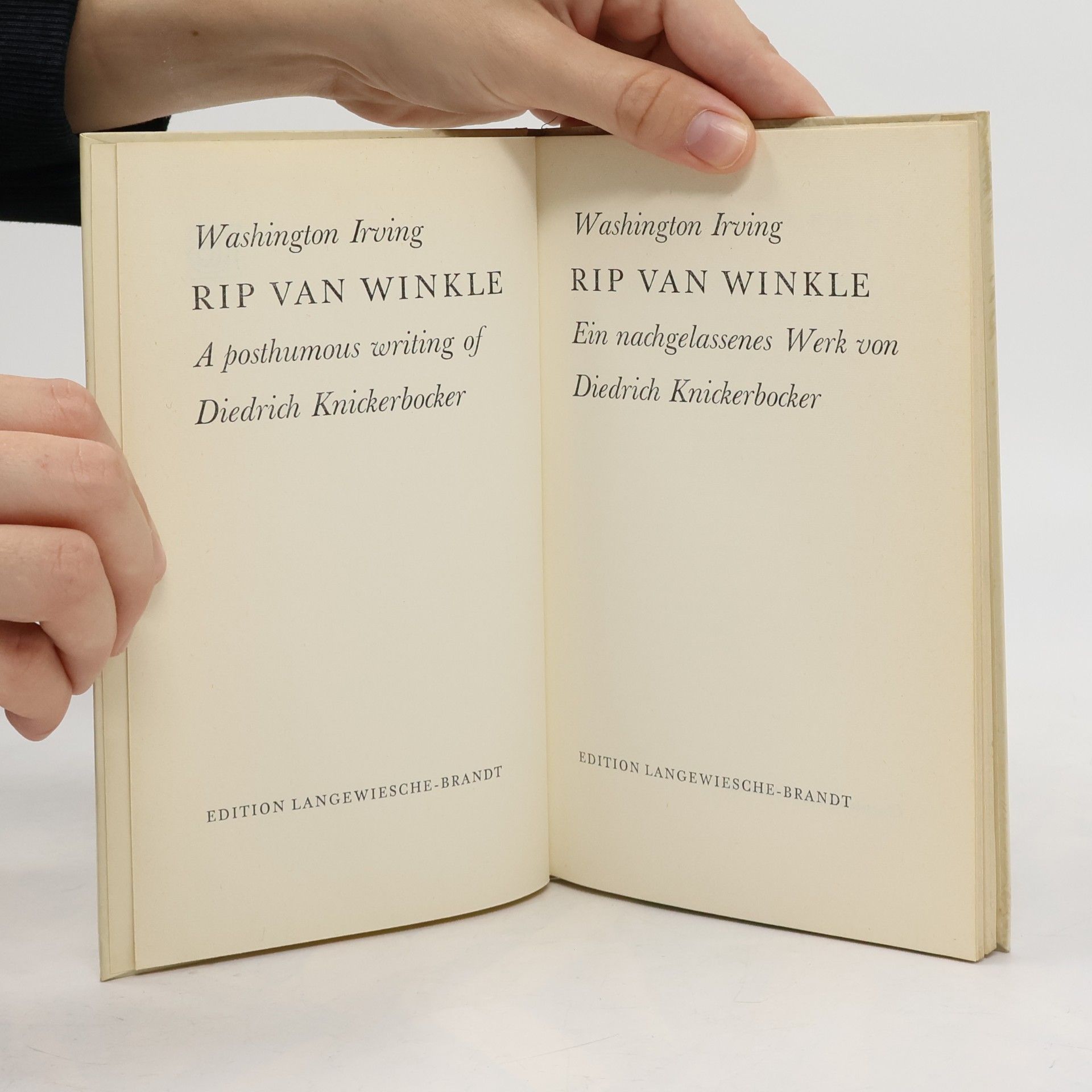 Washington Irving Rip van Winkle
