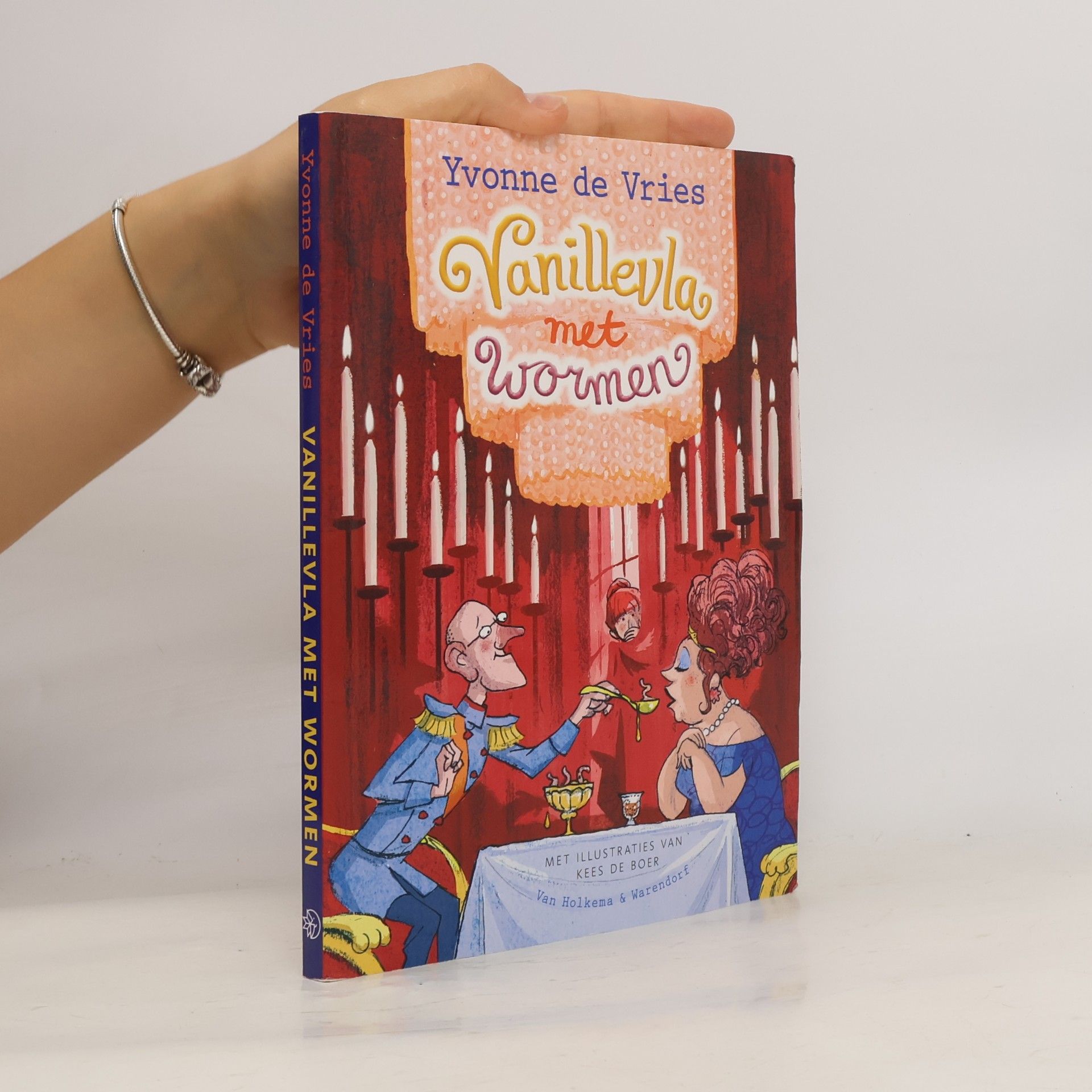 Vanillevla met wormen