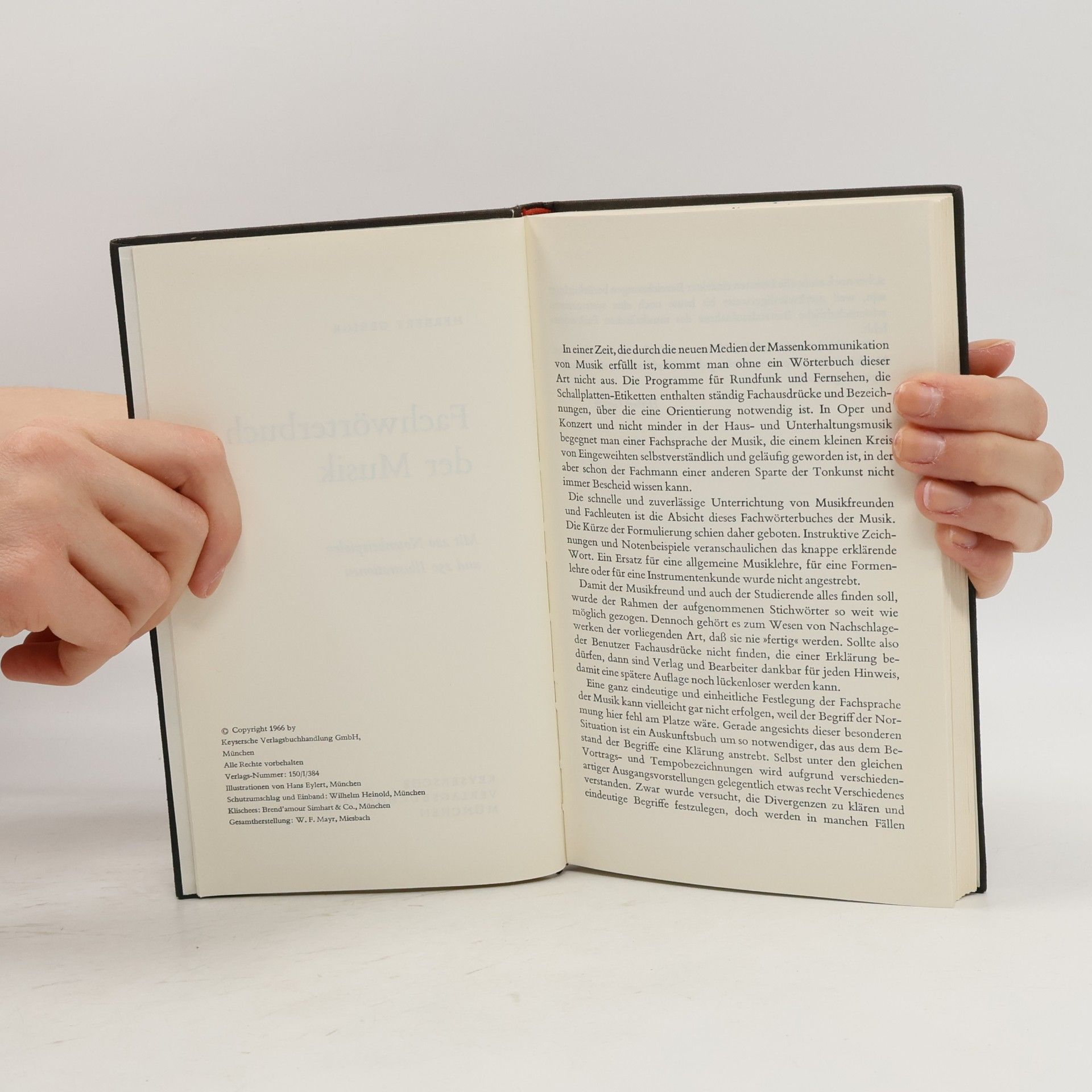 Herbert Gerigk Fachwörterbuch der Musik