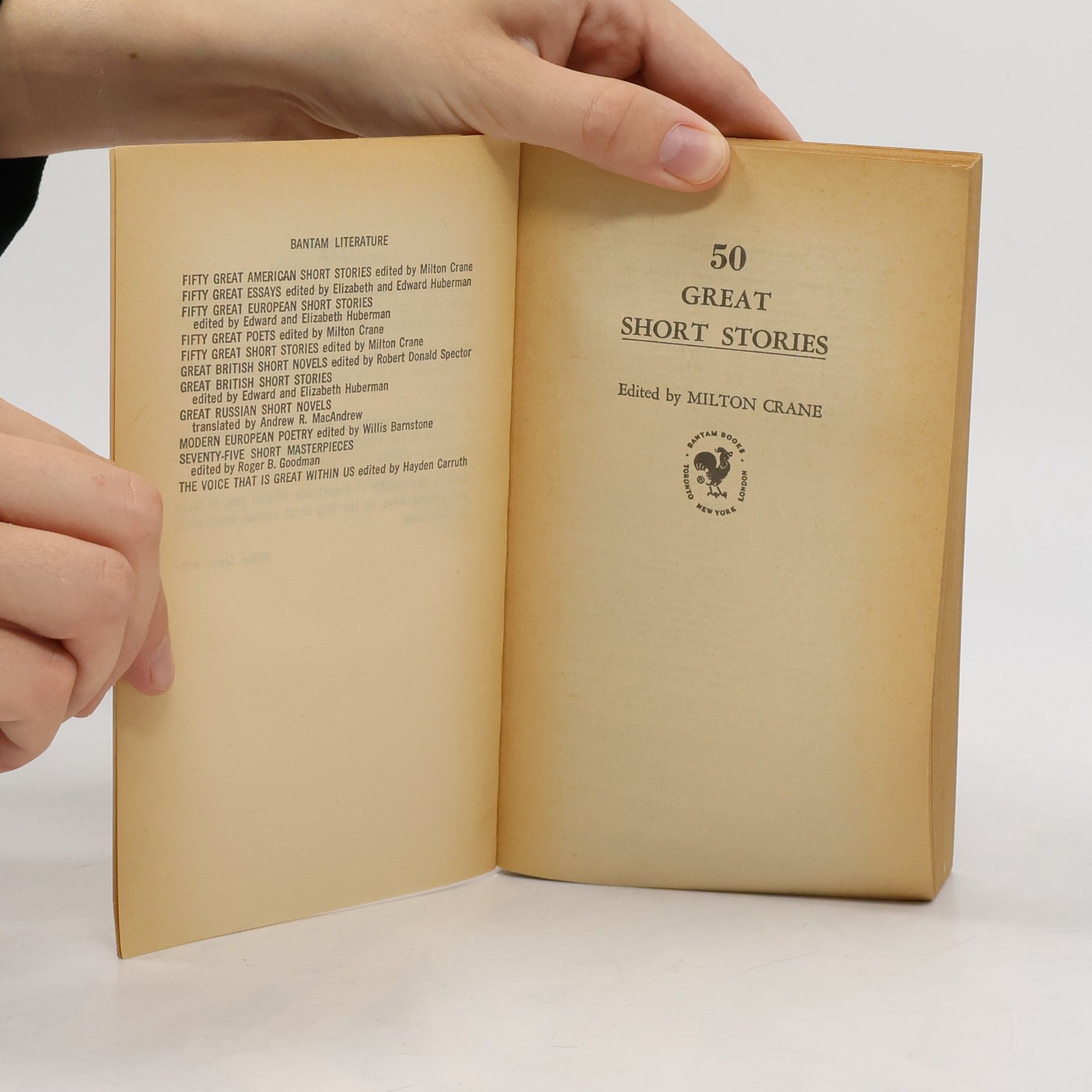 Milton Crane 50 great short stories