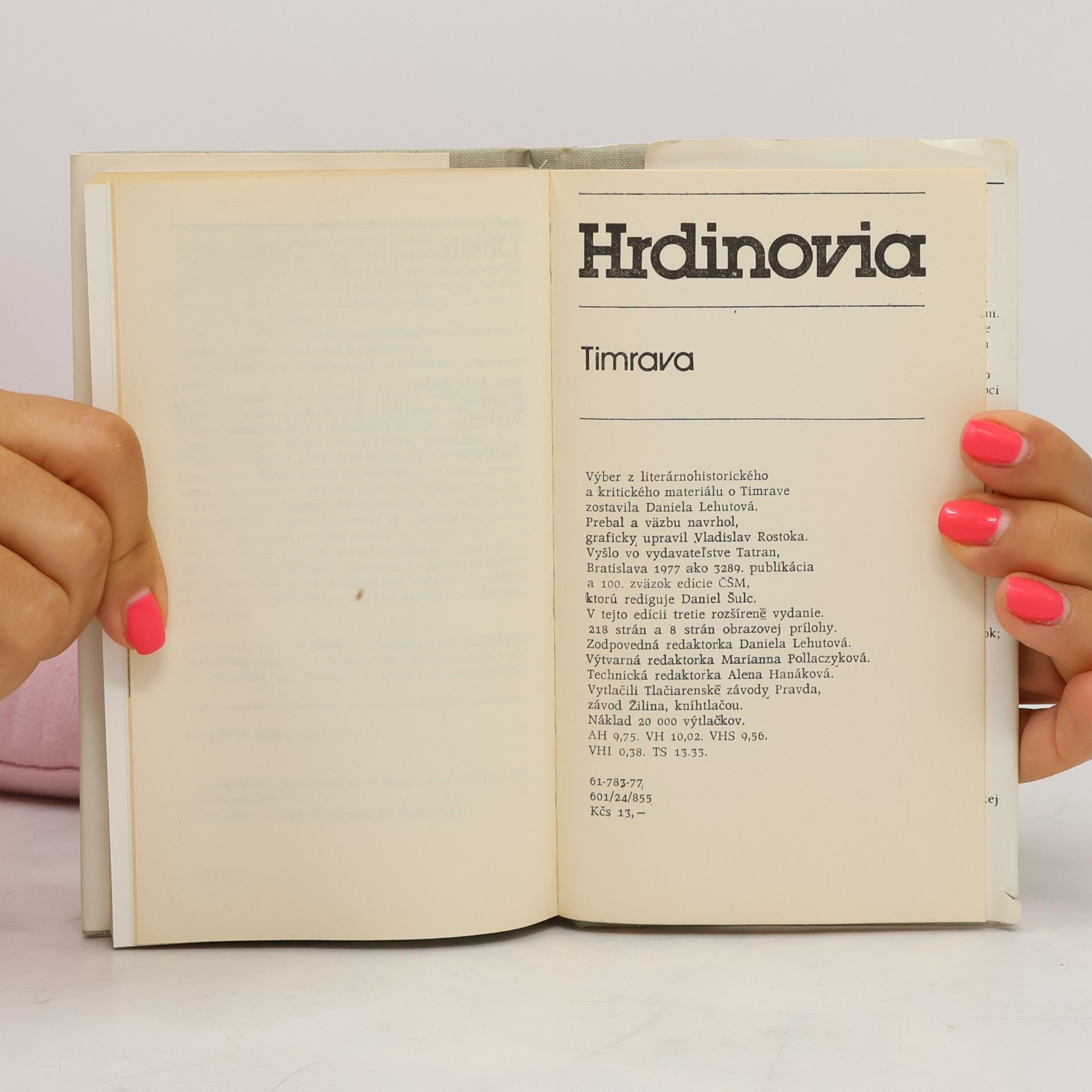 Daniela Lehutová Hrdinovia. Timrava
