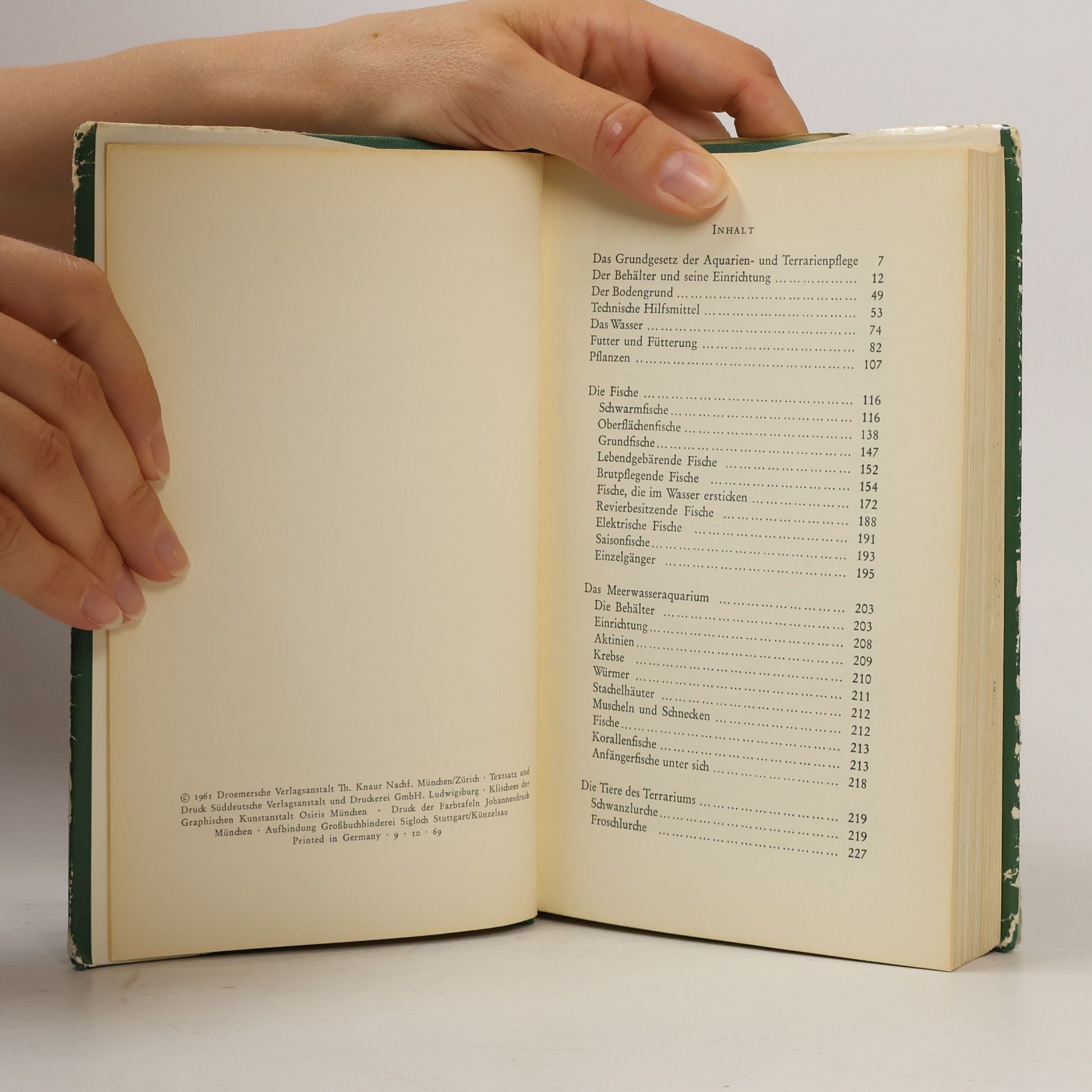 Klaus-Dieter Vogt Knaurs Aquarien- und Terrarienbuch