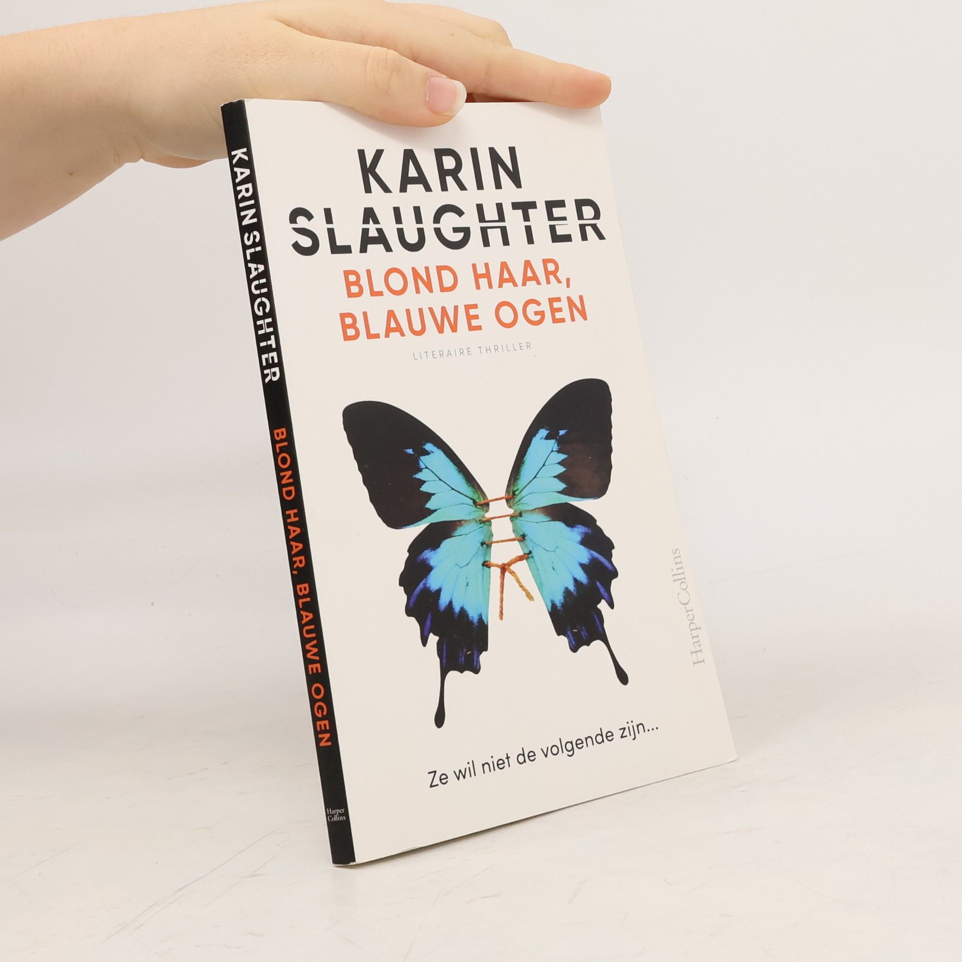 Karin Slaughter Blond haar, blauwe ogen
