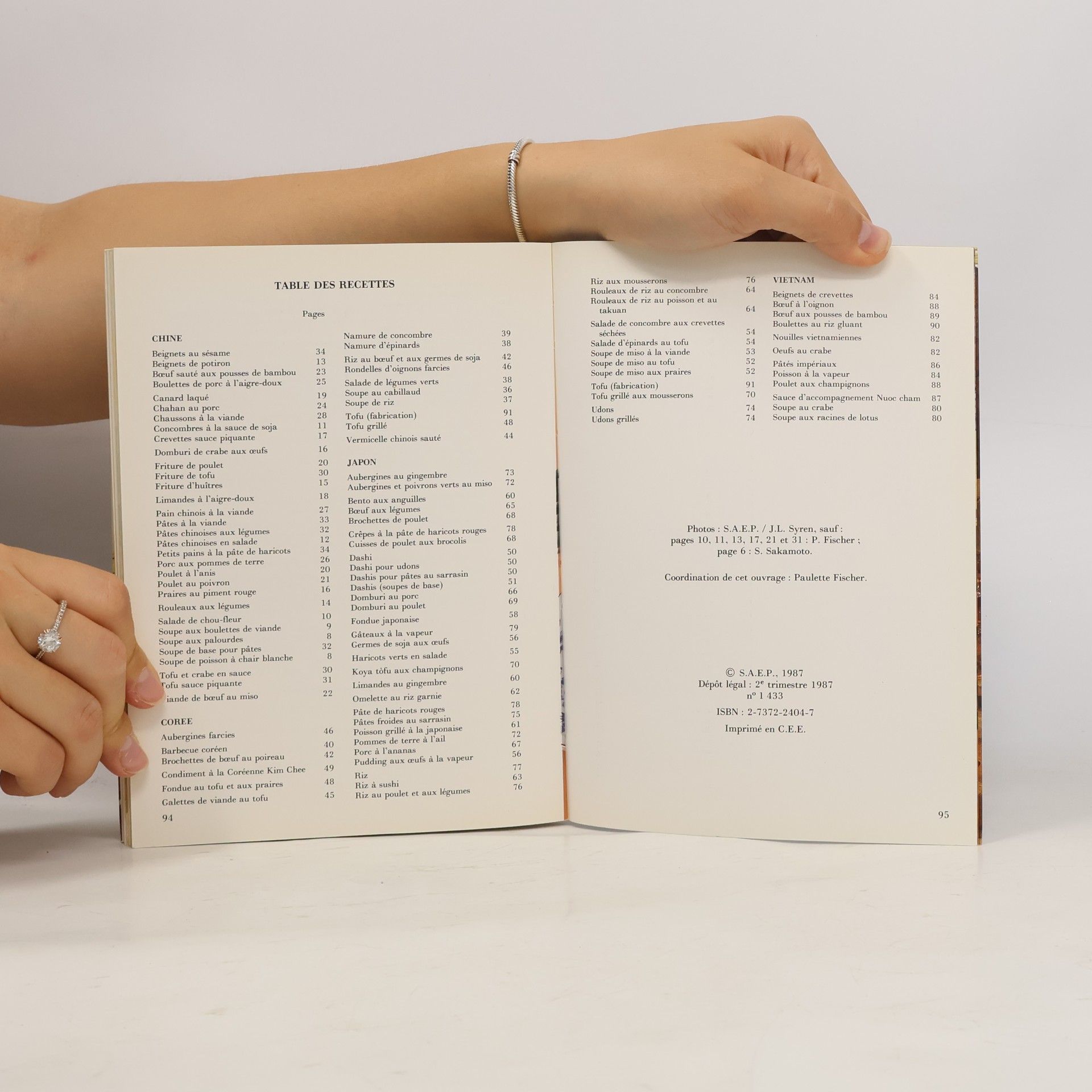 Myriam Sakamoto Recouvreur La cuisine asiatique