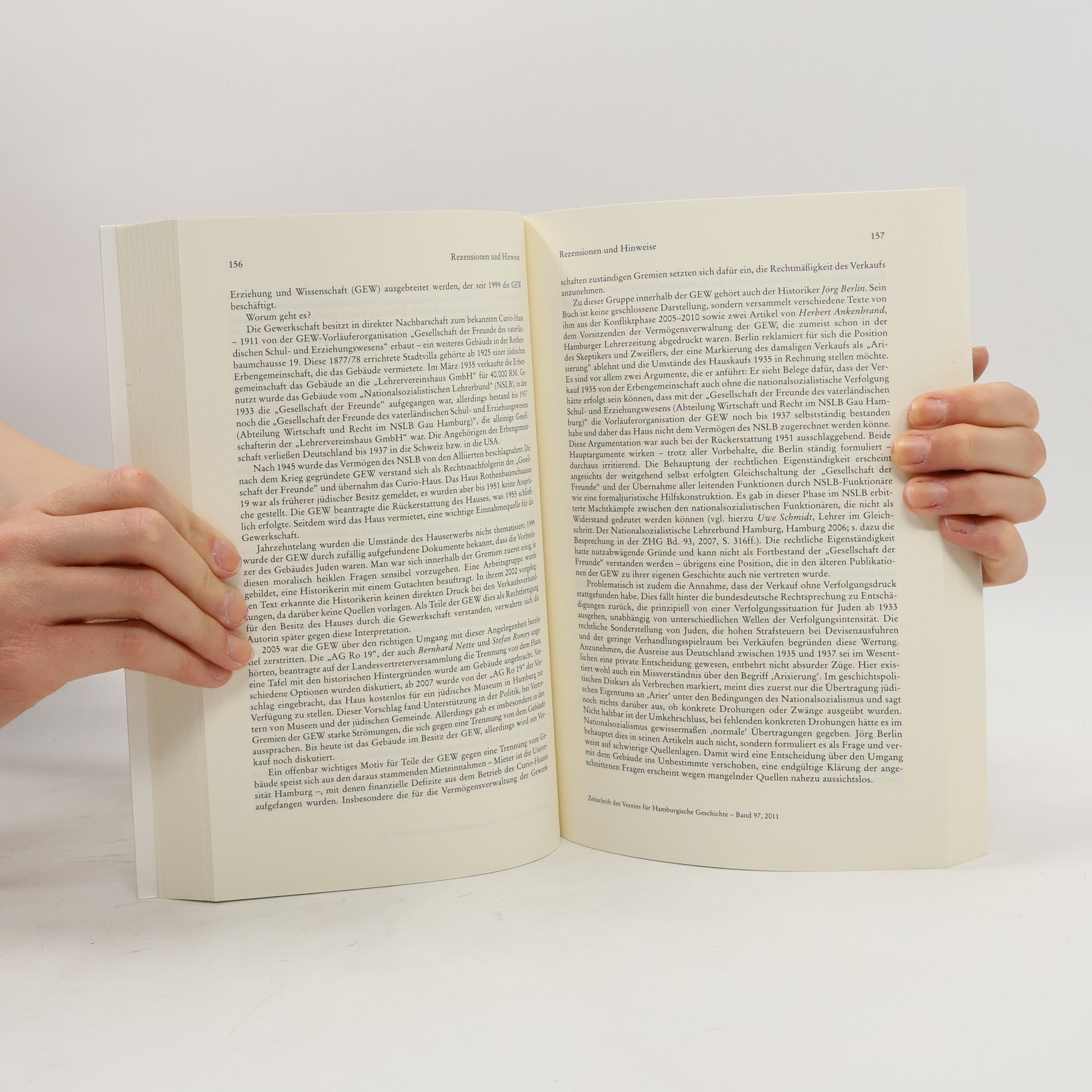 Autorenkollektiv Zeitschrift des Vereins für Hamburgische Geschichte 97