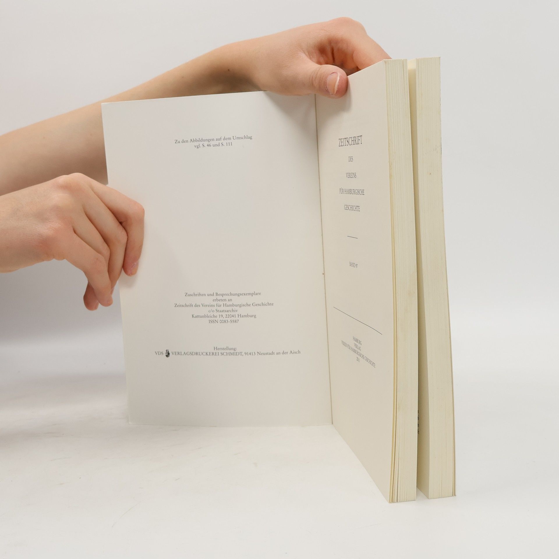Autorenkollektiv Zeitschrift des Vereins für Hamburgische Geschichte 97