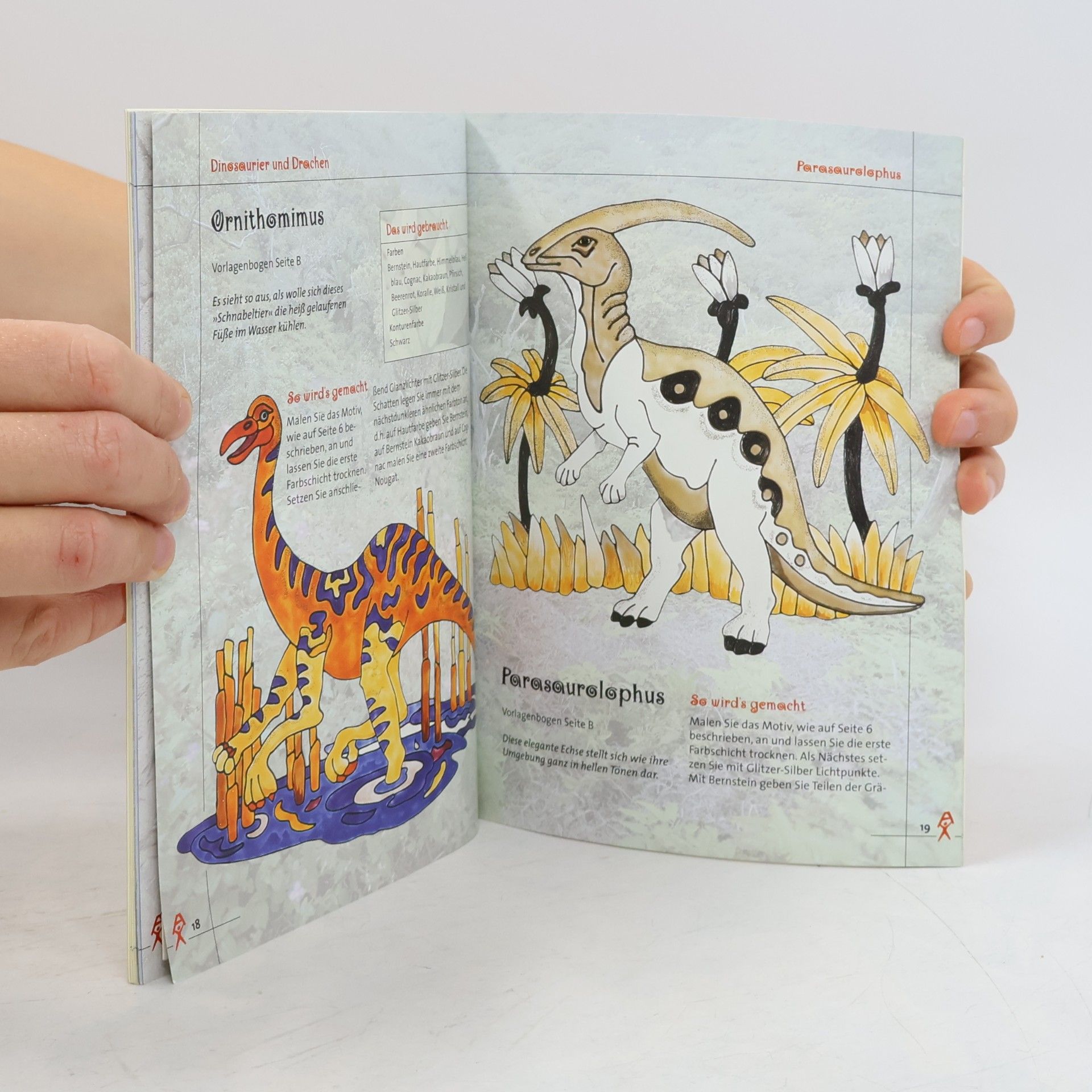 Claudia Wiedenroth Window Color. Dinosaurier und Drachen.