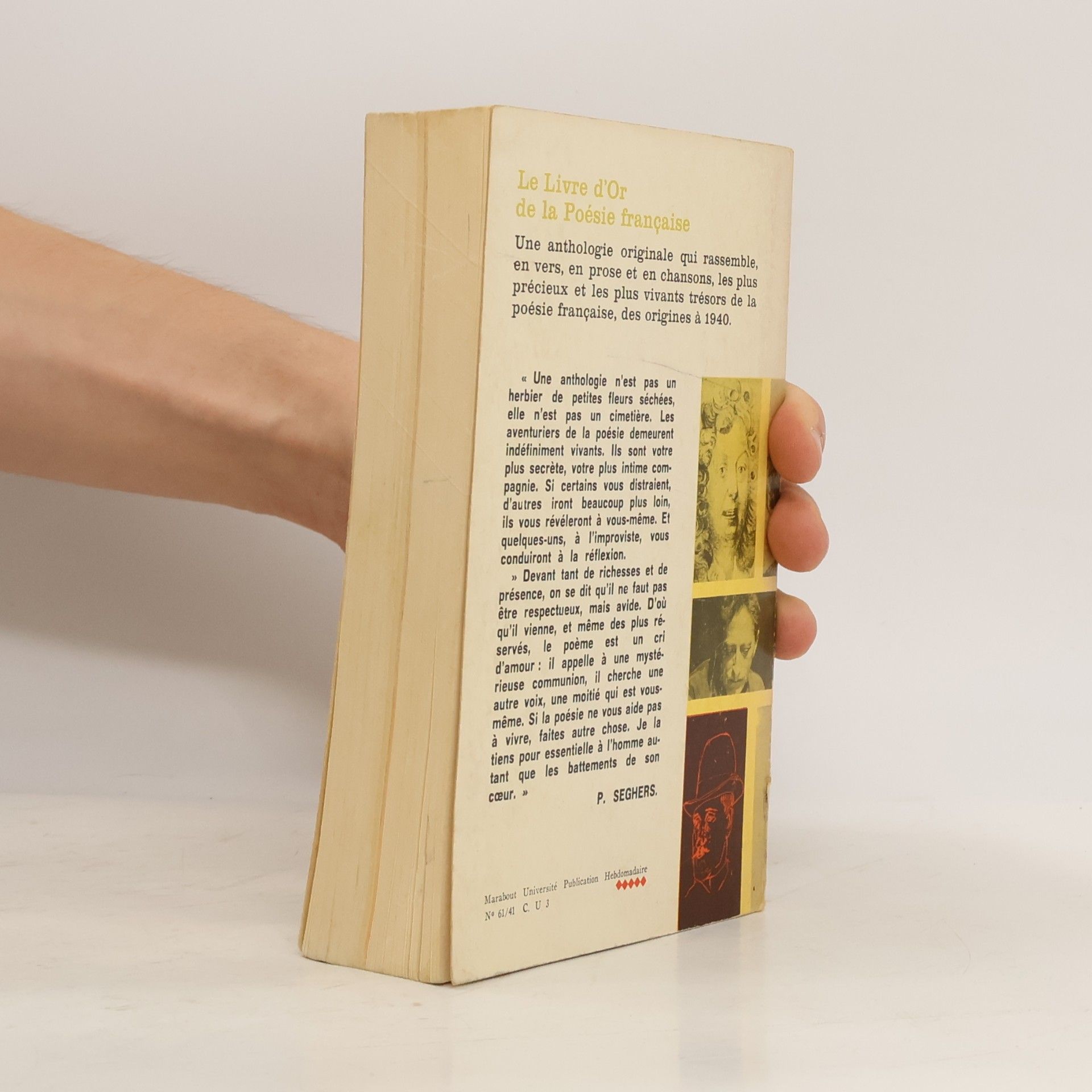 Pierre Seghers Le Livre d'Or de la poésie français