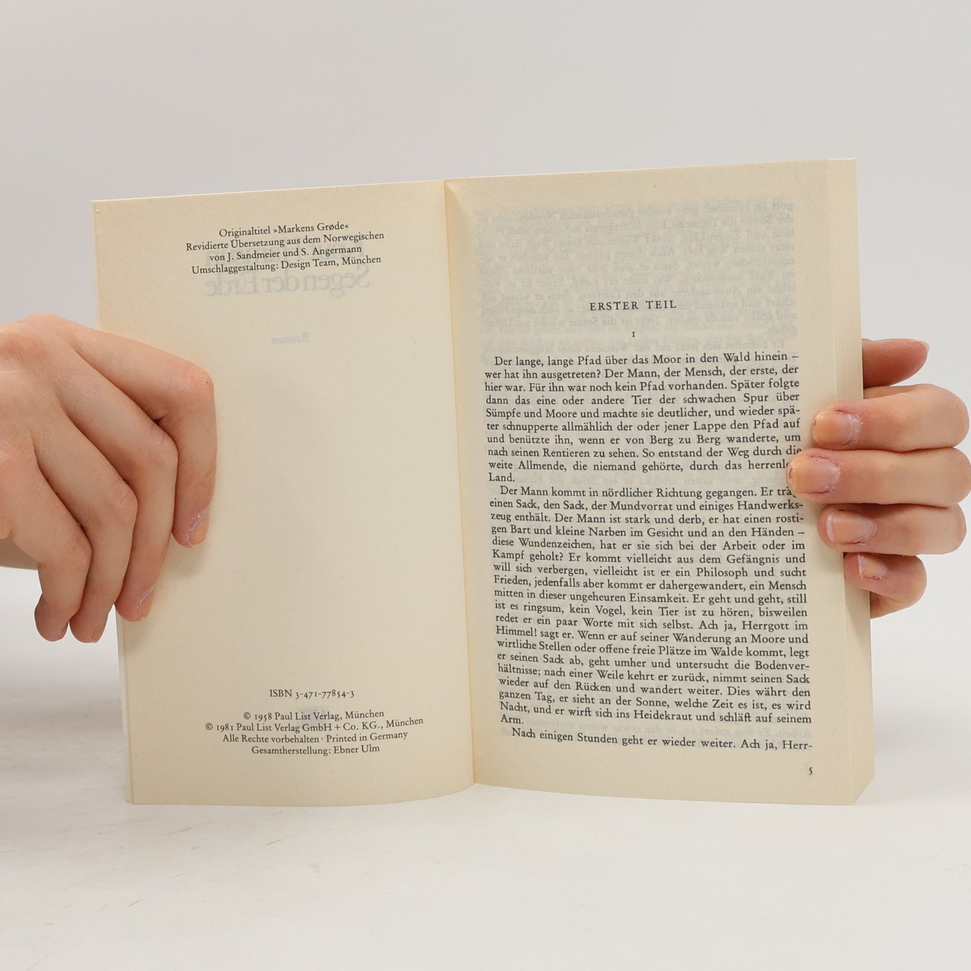 Knut Hamsun Segen der Erde