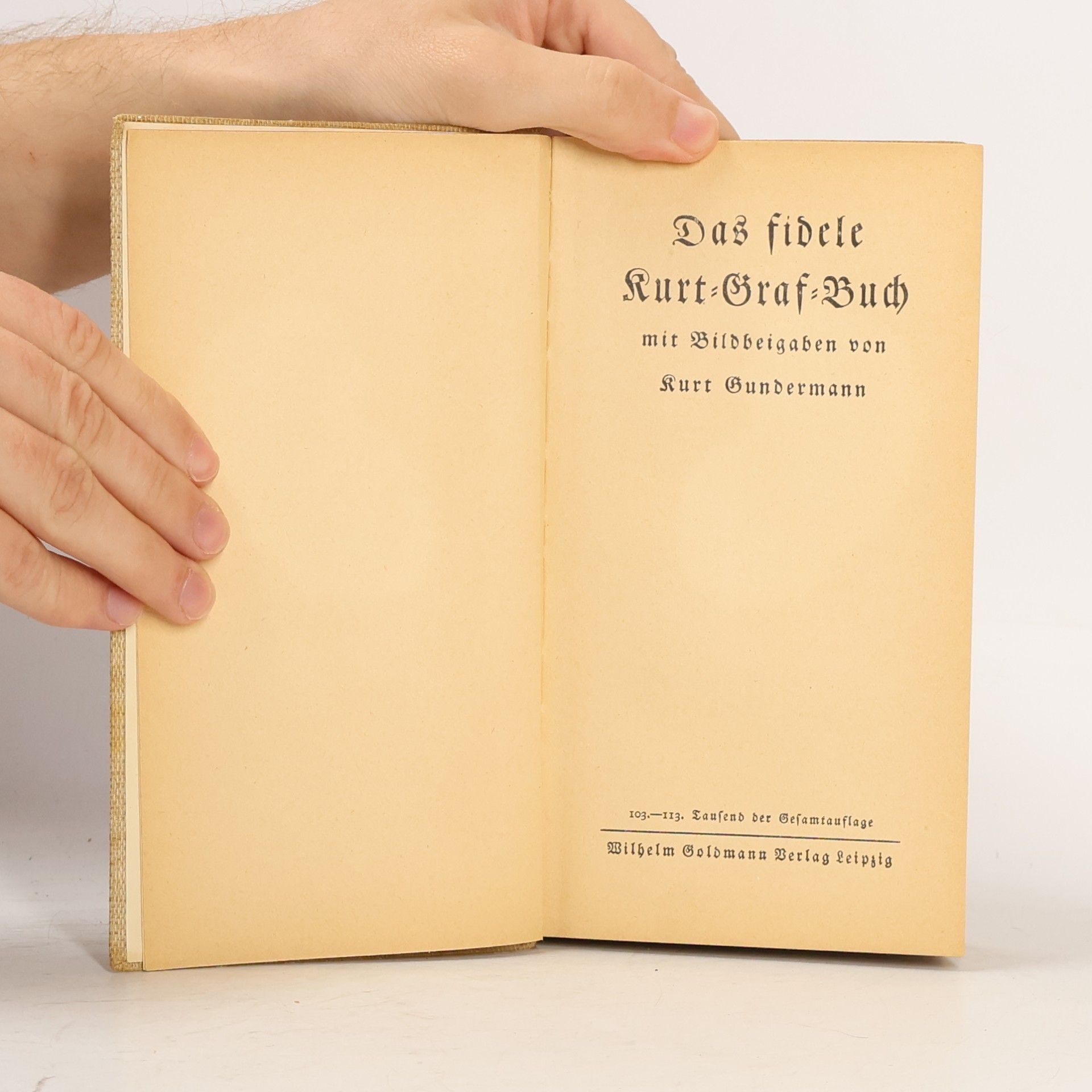 Kurt Graf Das fidele Kurt, Graf, Buch