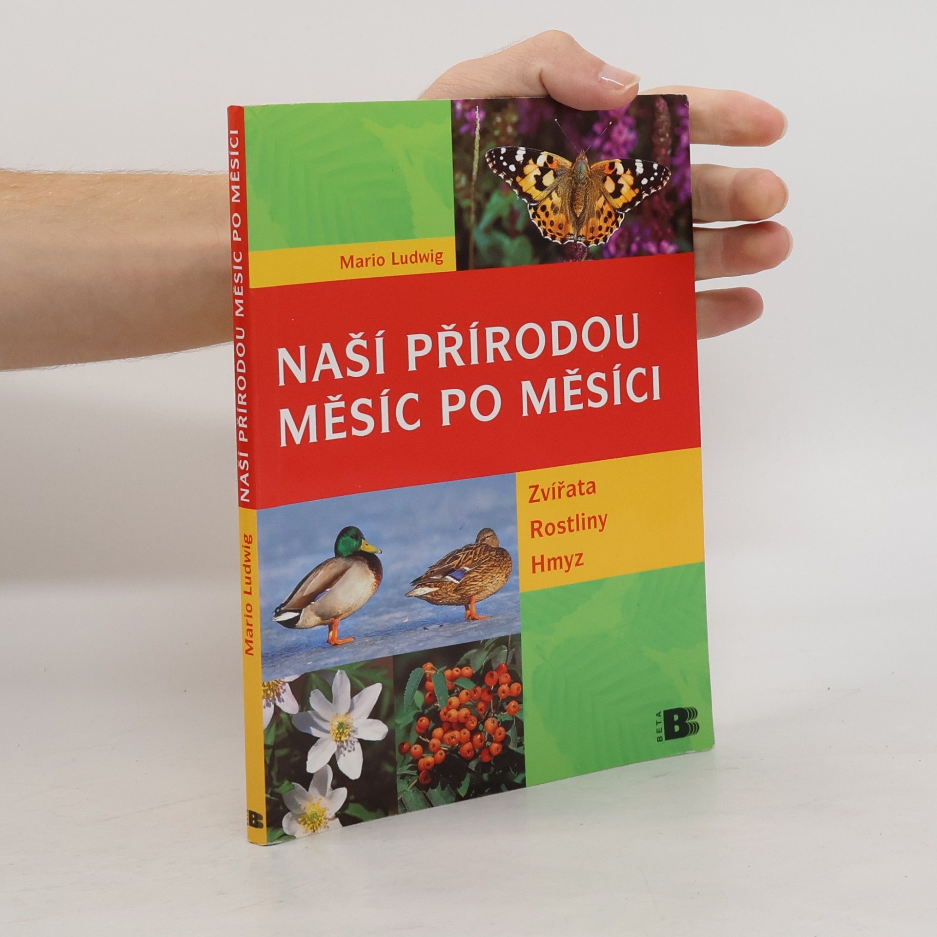 Mario Ludwig Naší přírodou : naší přírodou měsíc po měsíci : [zvířata, rostliny, hmyz]