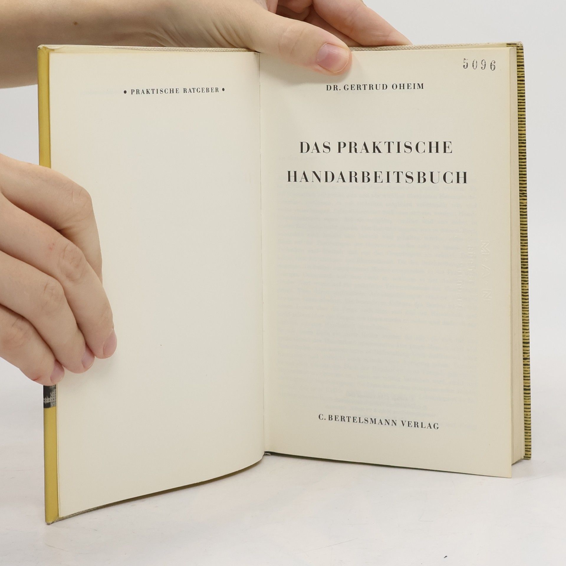 Gertrud Oheim Das praktische Handarbeitsbuch