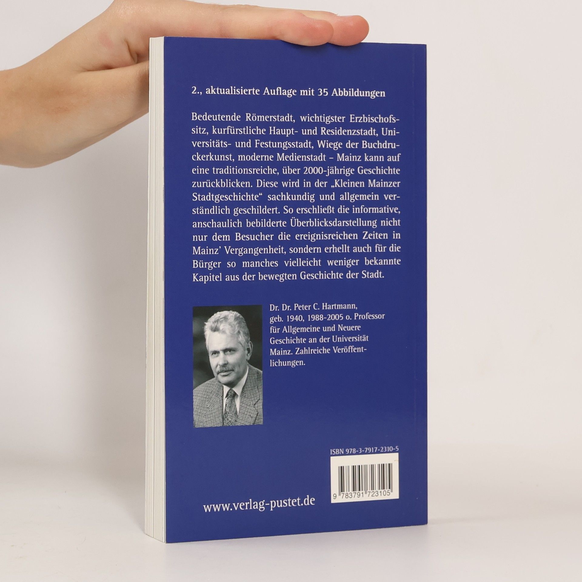 Peter Claus Hartmann Kleine Mainzer Stadtgeschichte