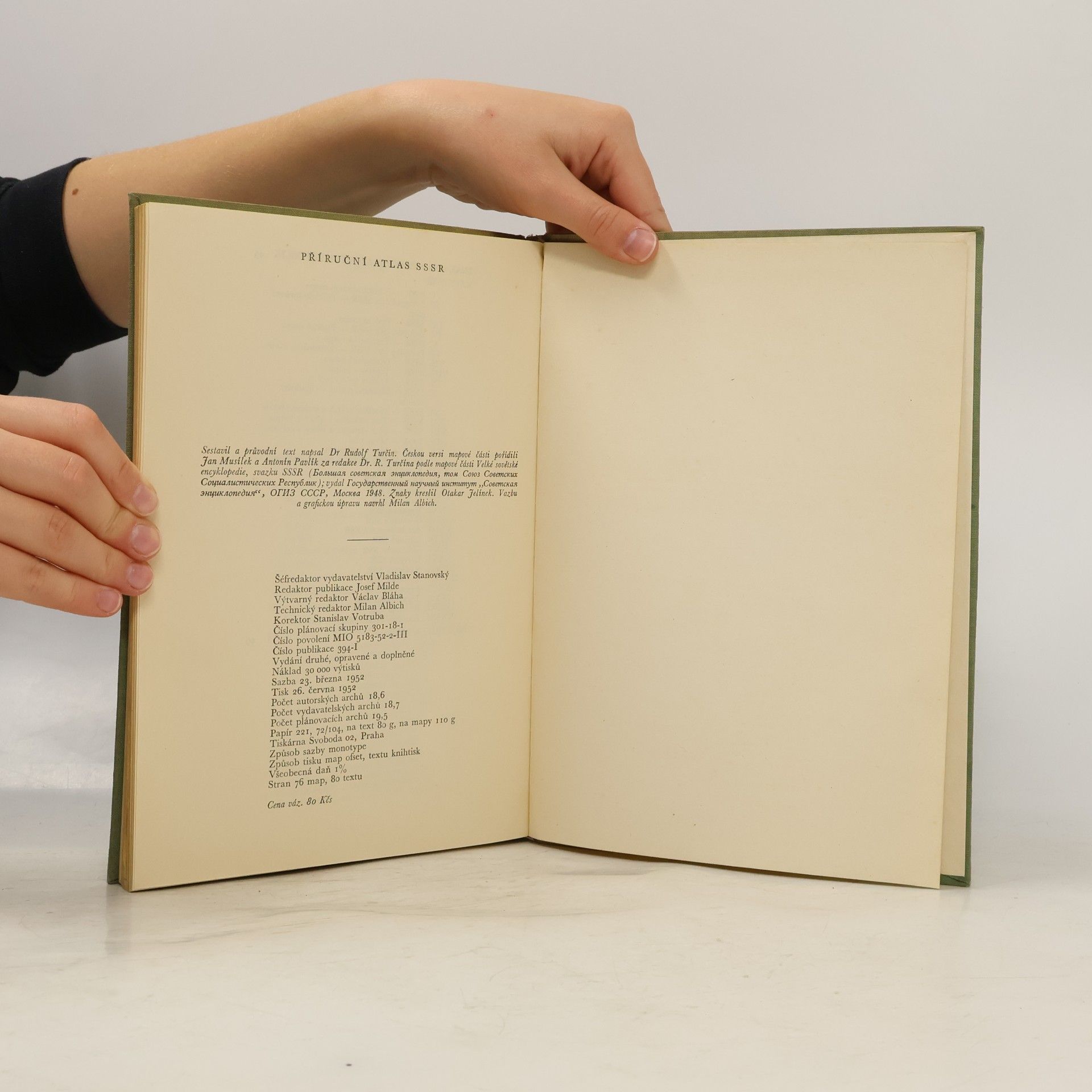 Rudolf Turčín Příruční atlas SSSR
