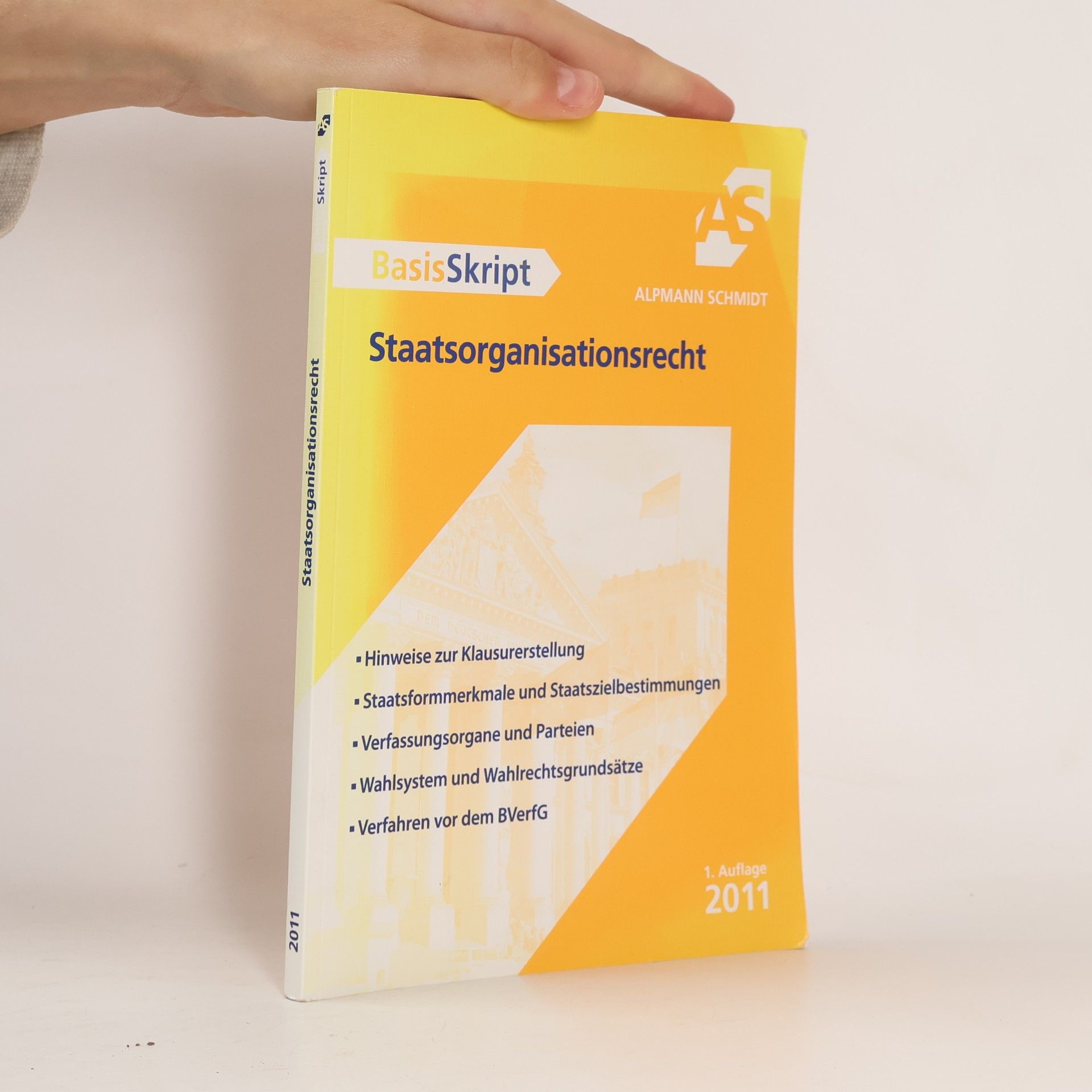 Jörg Holtmann BasisSkript Staatsorganisationsrecht