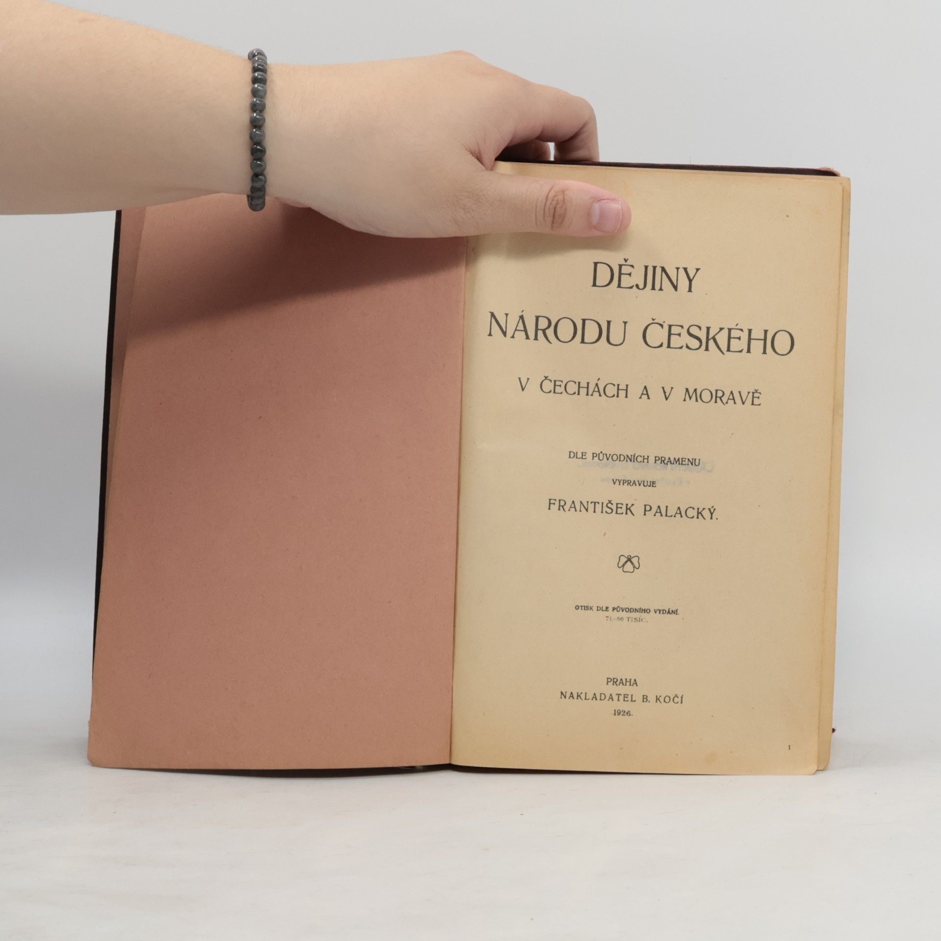 František Palacký Dějiny národu českého
