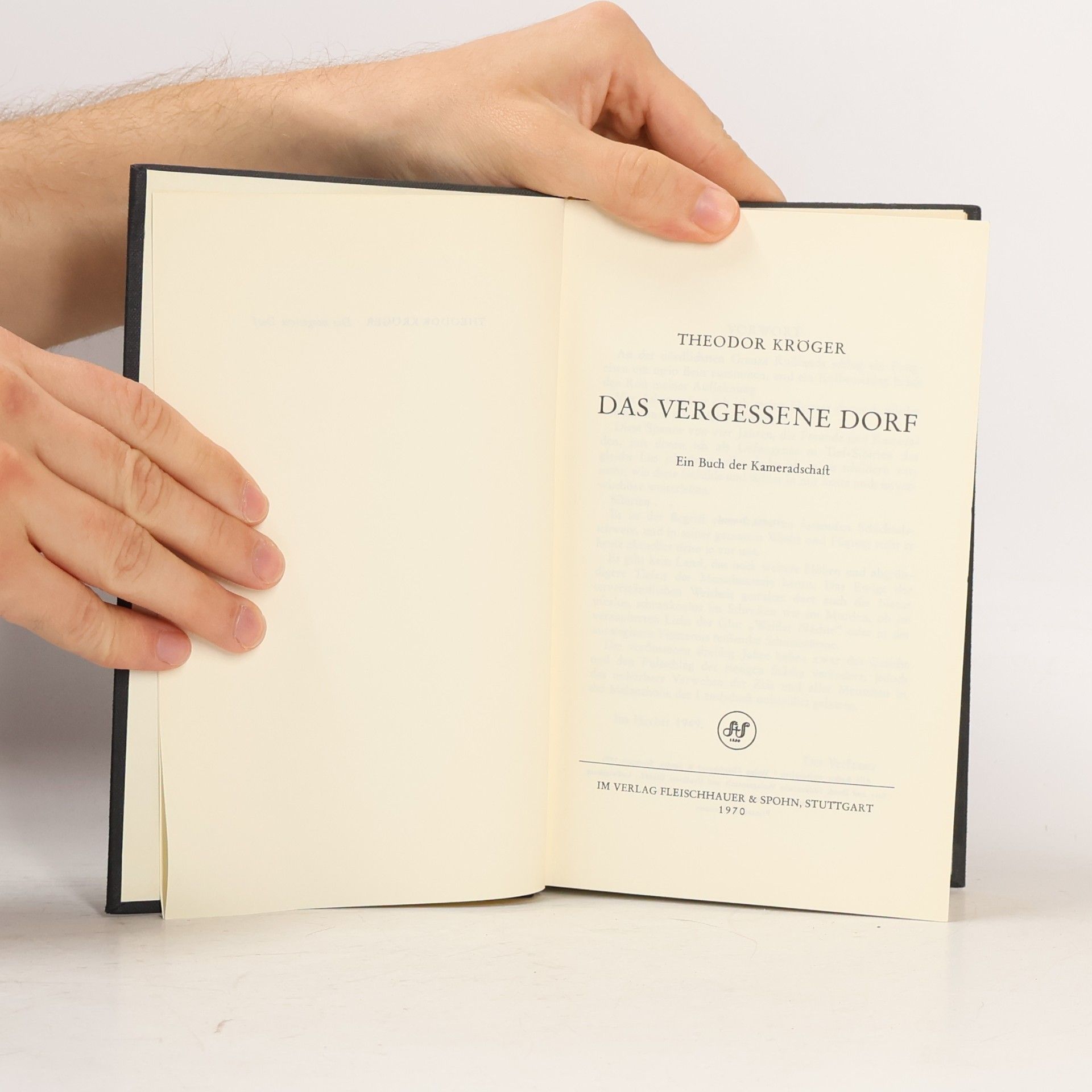 Theodor Kröger Das vergessene Dorf