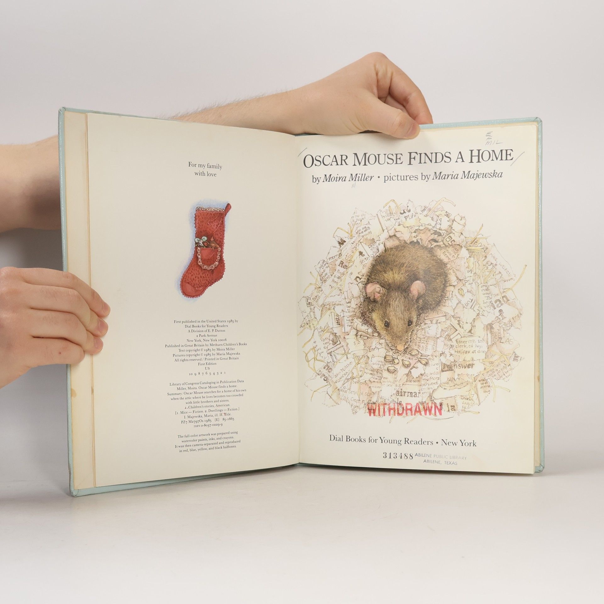 Moira Miller Oscar Mouse Finds a Home