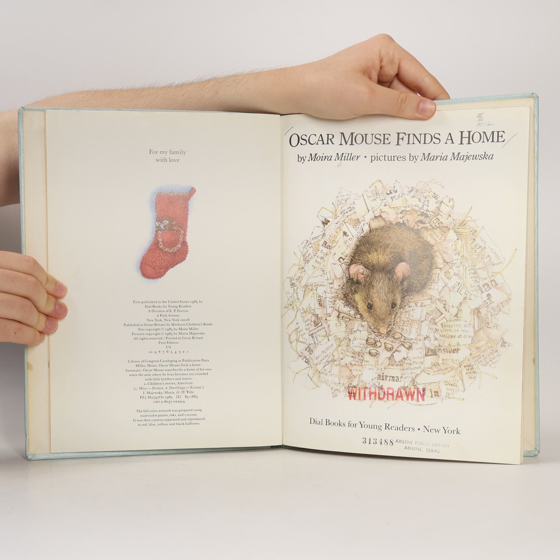 Moira Miller Oscar Mouse Finds a Home