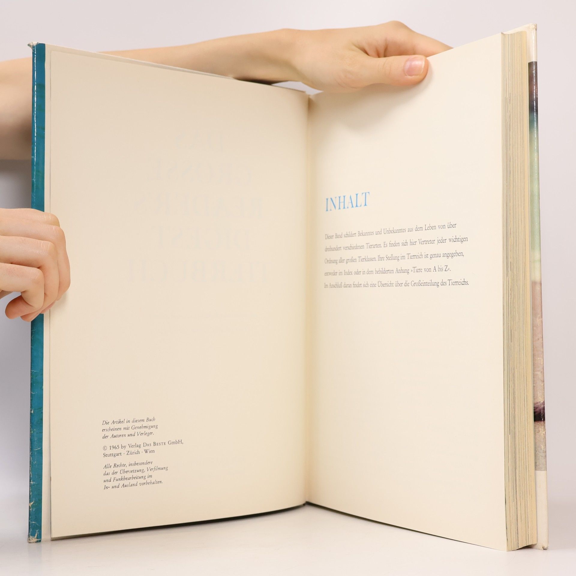 Collectif d'auteurs Das grosse Reader’s Digest Tierbuch