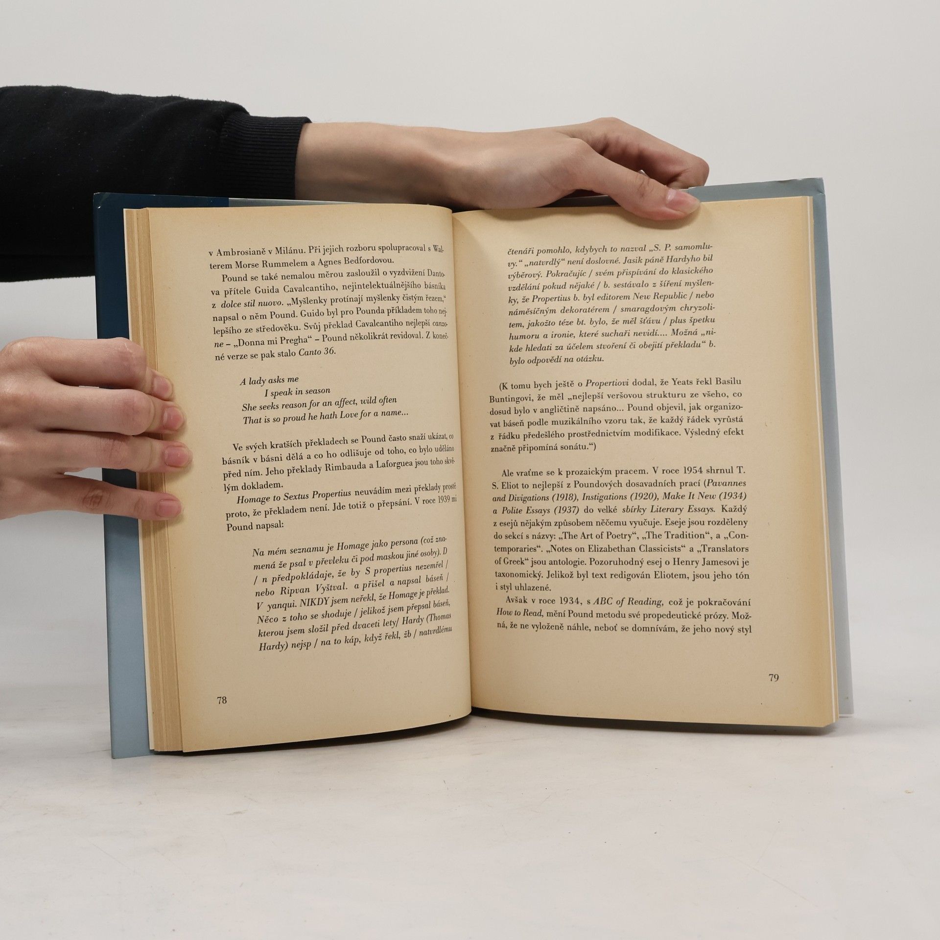 Jaroslav Schejbal Ezra Pound, mistr těch, kteří vědí