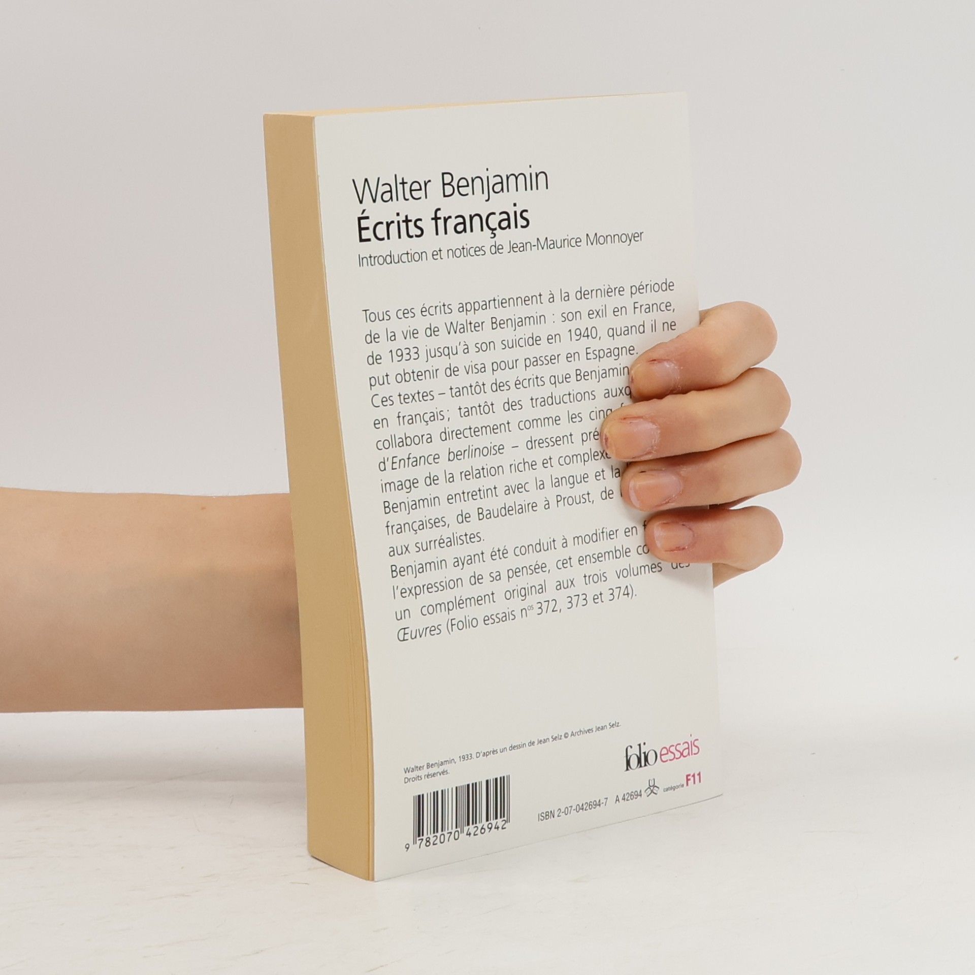 Walter Benjamin Ecrits français