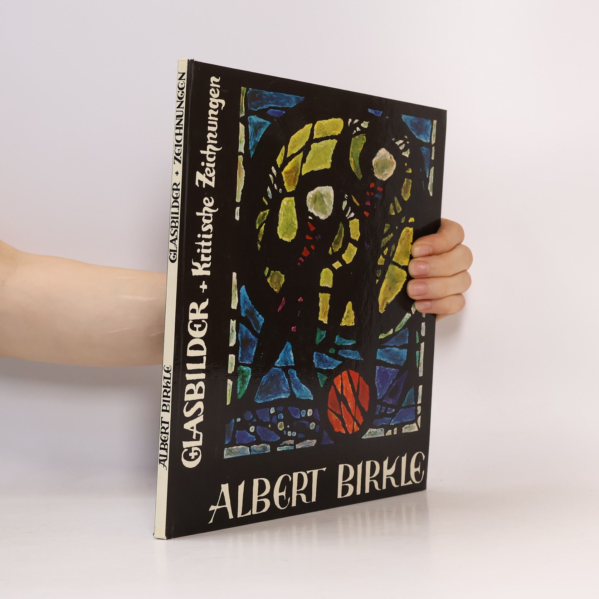 Albert Birkle Glasbilder und kritische Zeichnungen