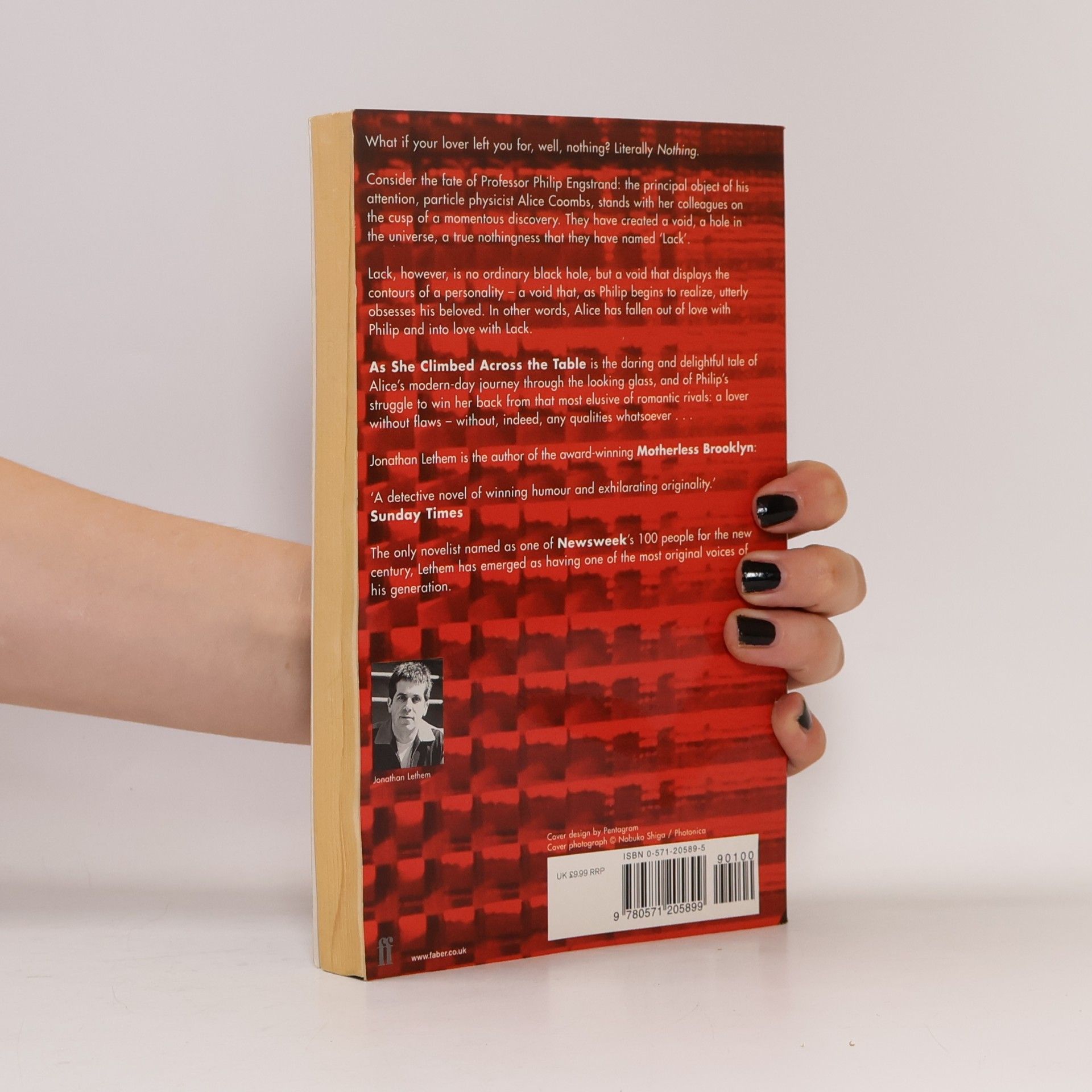 Jonathan Lethem As She Climbed Across the Table