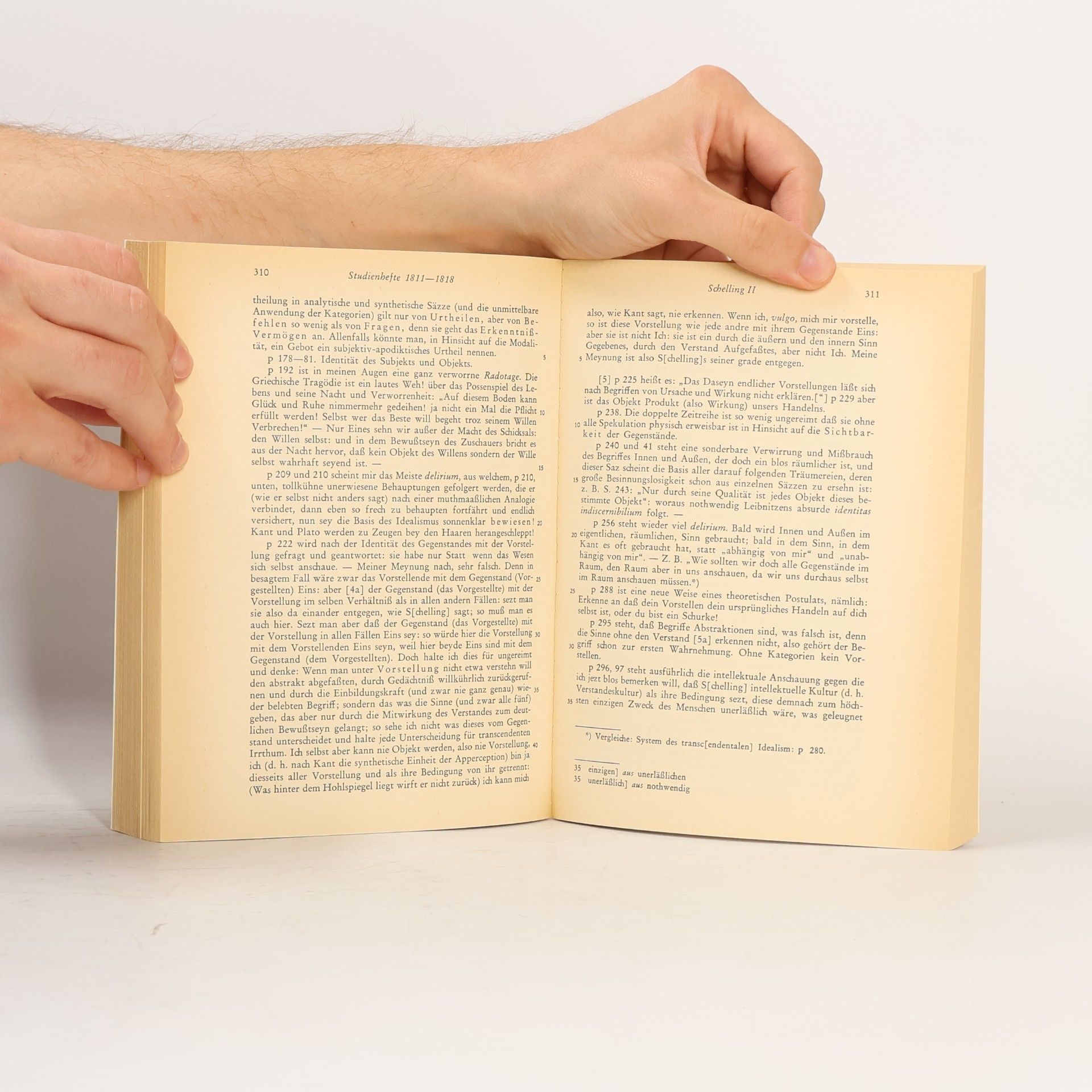 Arthur Schopenhauer Der handschriftliche Nachlaß Band 2 Kritische Auseinandersetzungen (1809-1818)