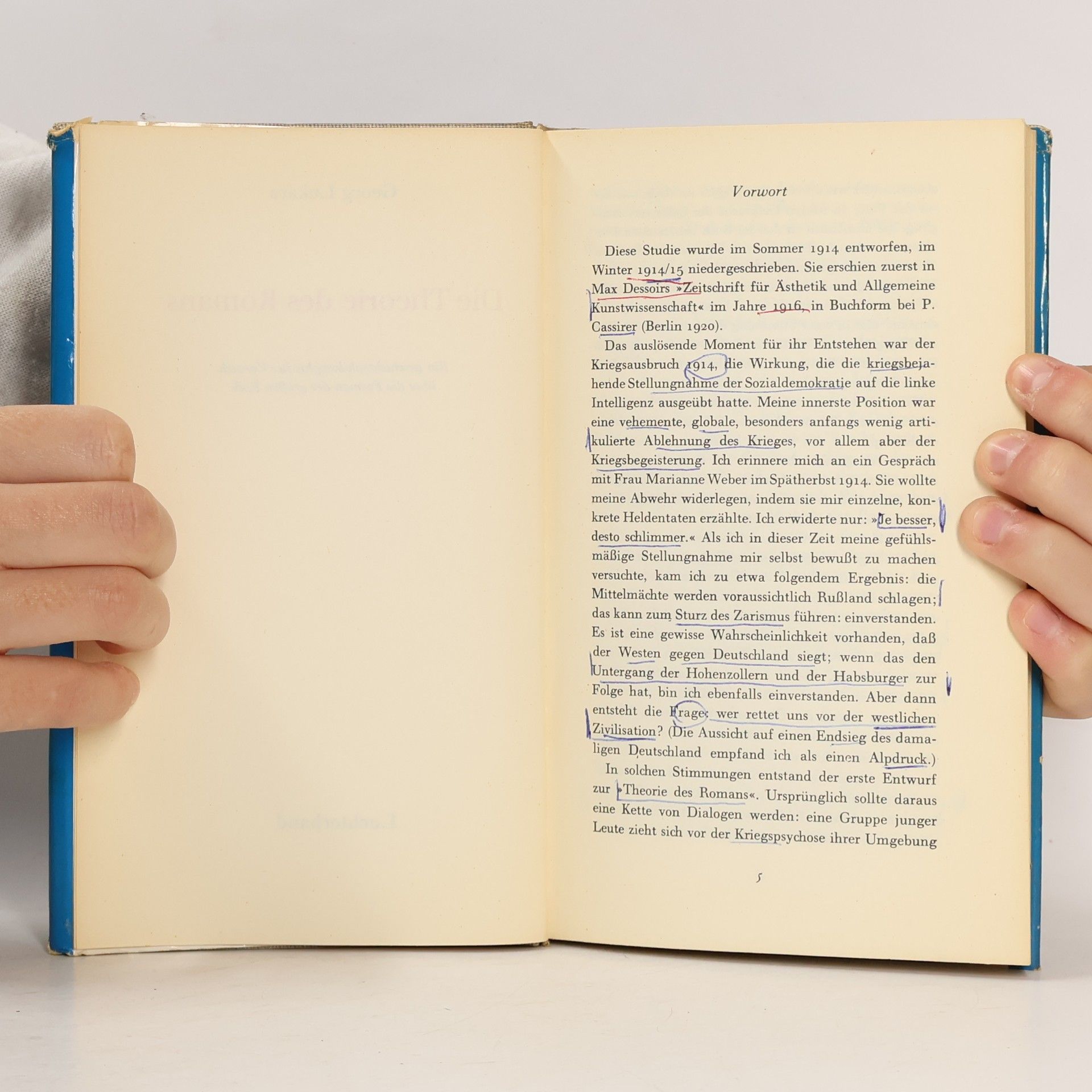 György Lukács Die Theorie des Romans