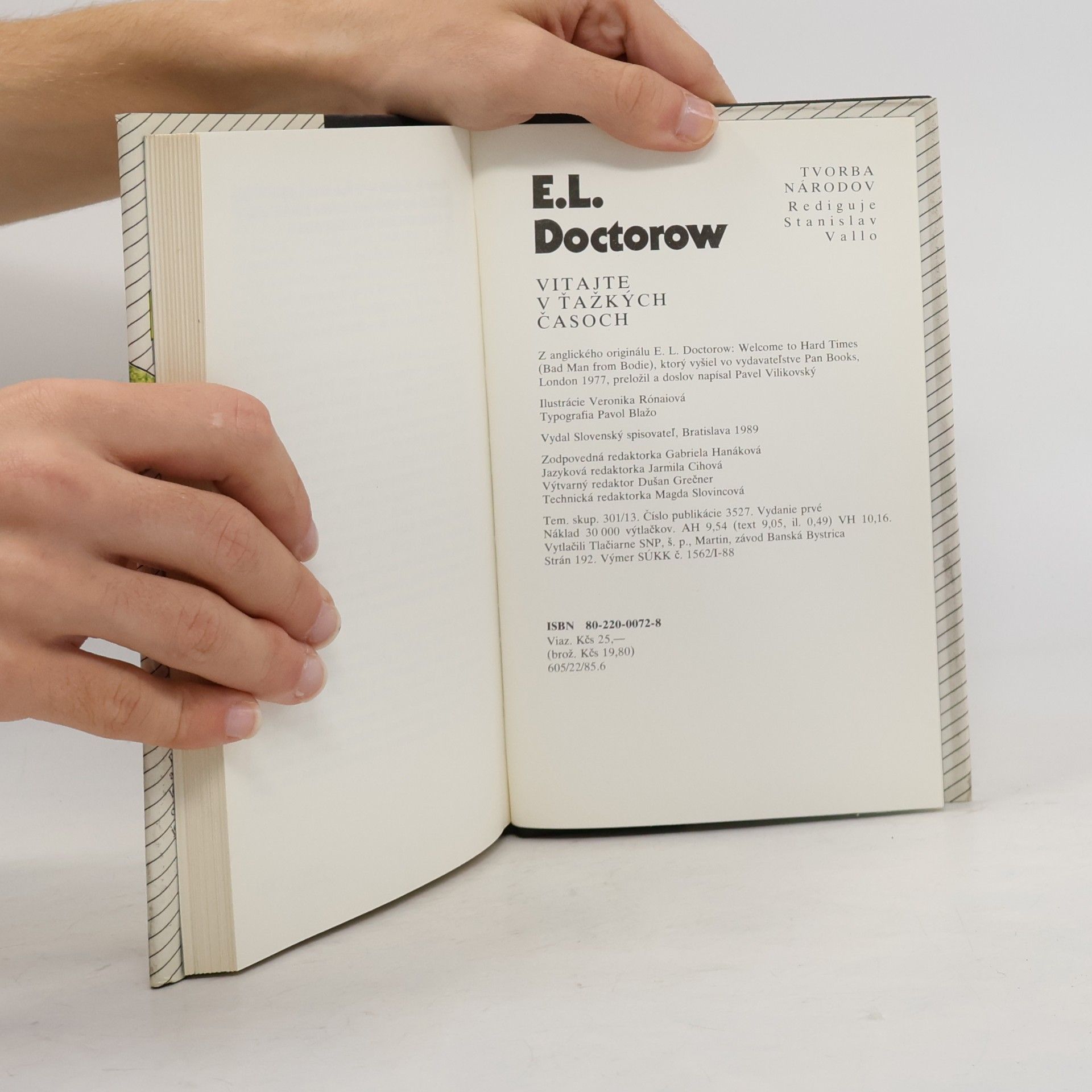 E. L. Doctorow Vitajte v ťažkých časoch
