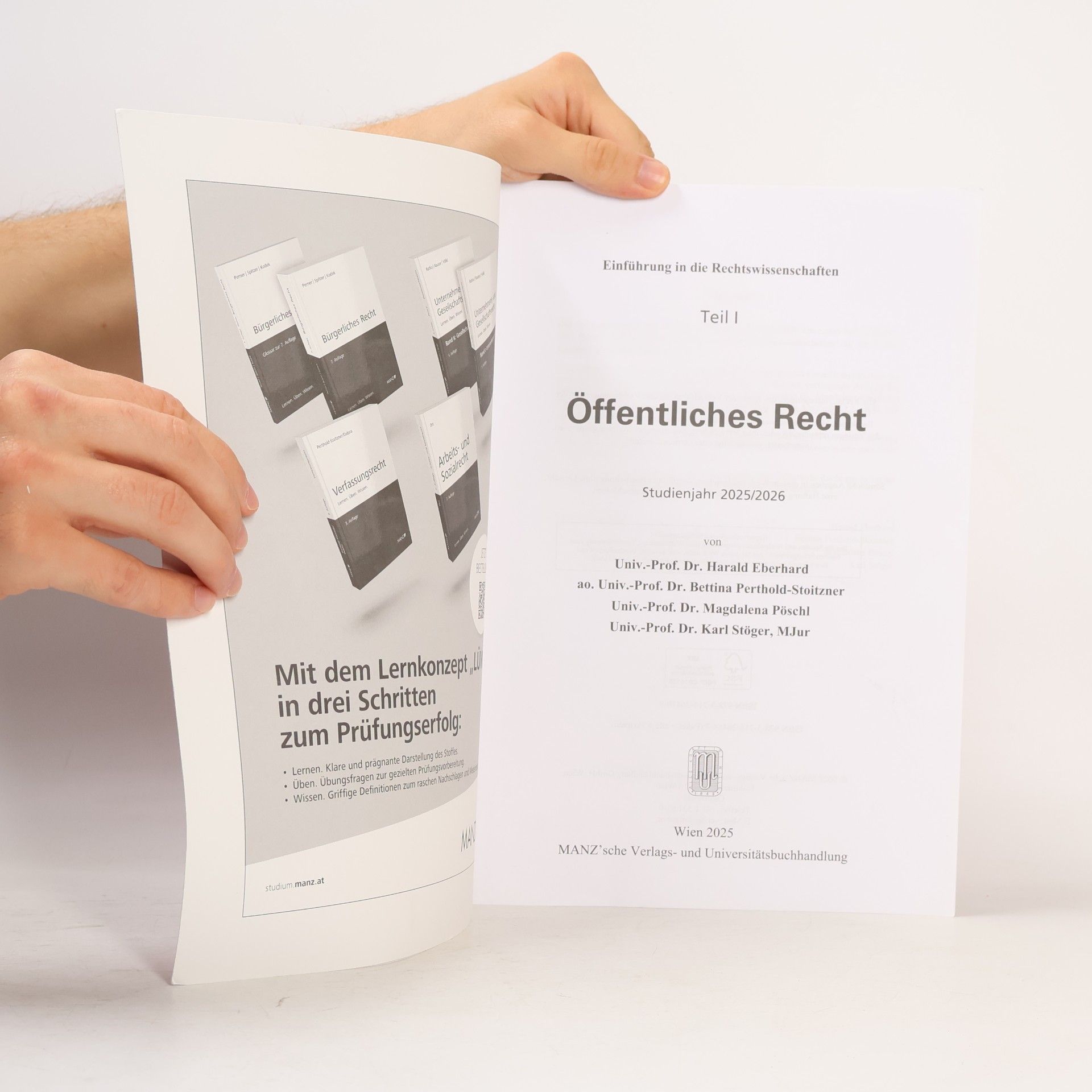 Harald Eberhard Öffentliches Recht