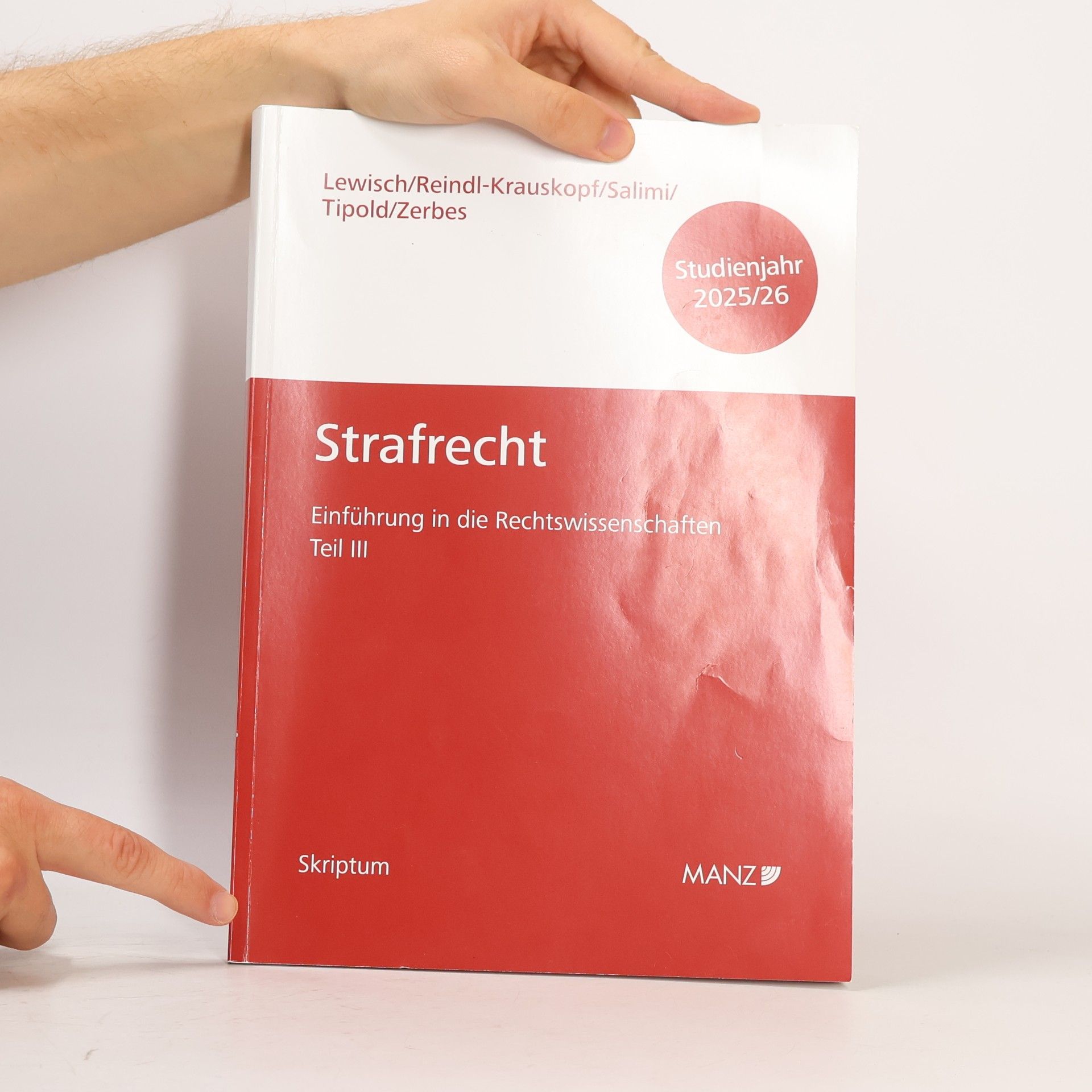 Peter Lewisch Strafrecht Einführung in die Rechtswissenschaften