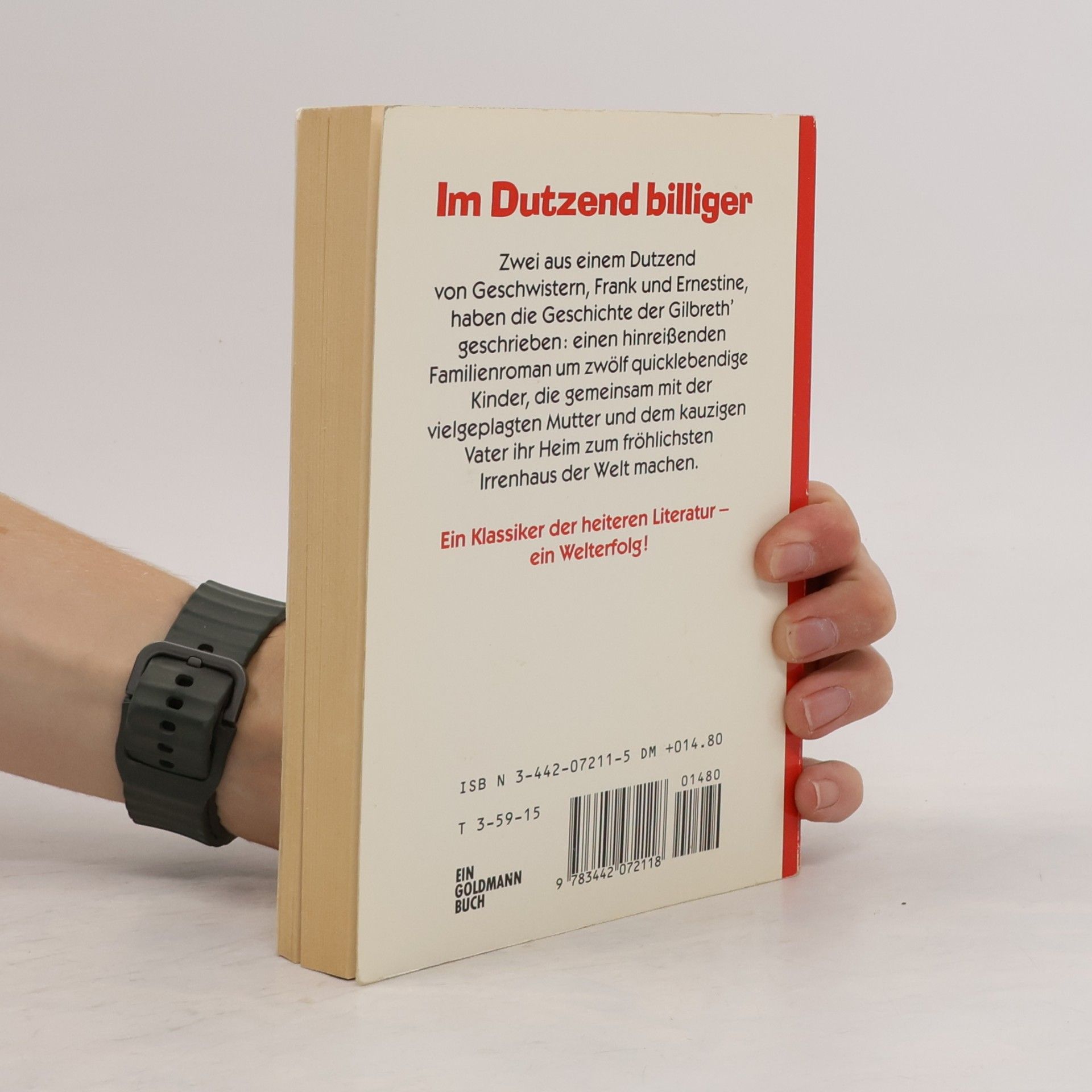 Frank Bunker Gilbreth Im Dutzend billiger