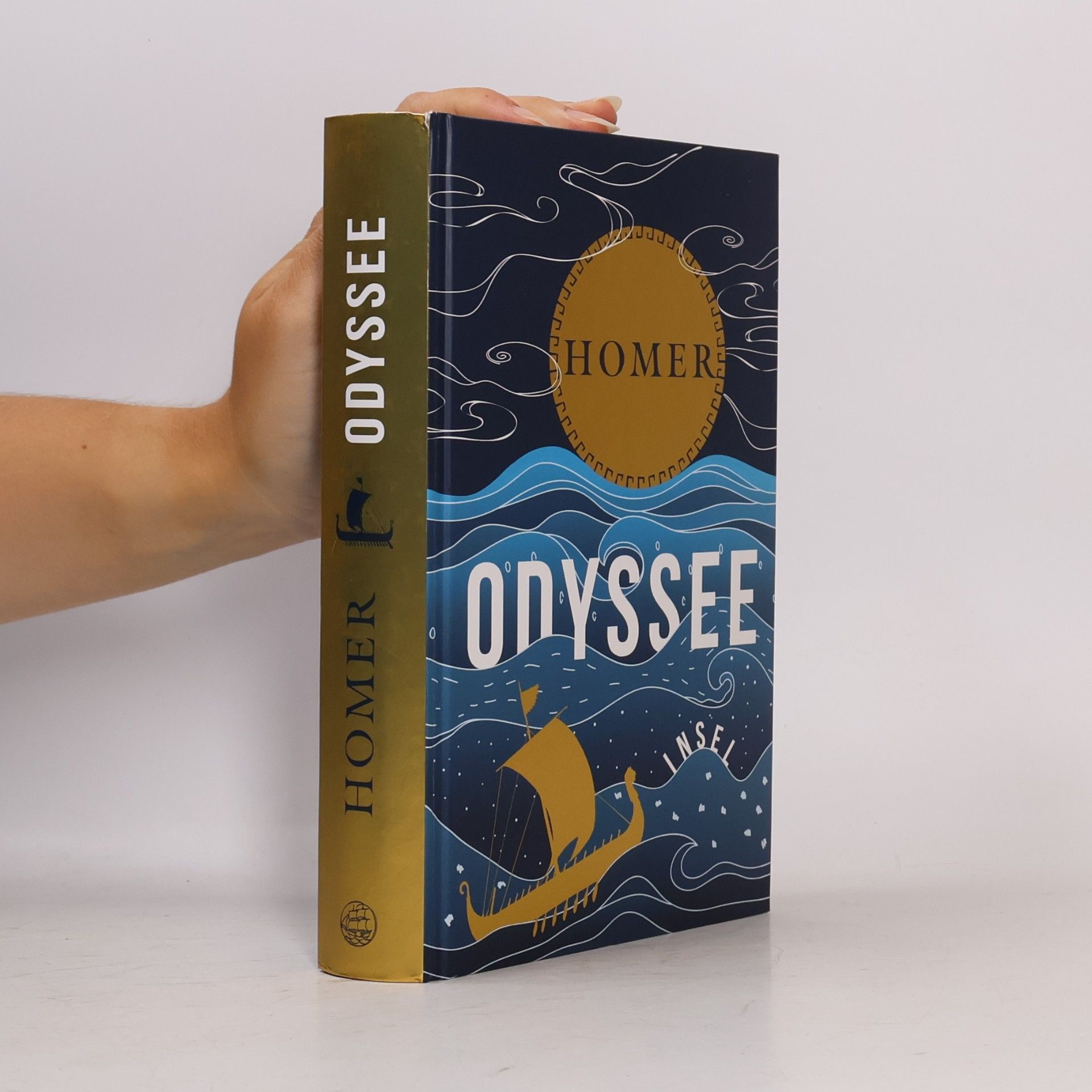 Homér Die Odyssee: Hochwertige Schmuckausgabe mit Motiv-Farbschnitt | Das Epos über die legendären Irrfahrten des Odysseus | Neu verfilmt von Christopher Nolan (Klassiker im Insel Verlag)