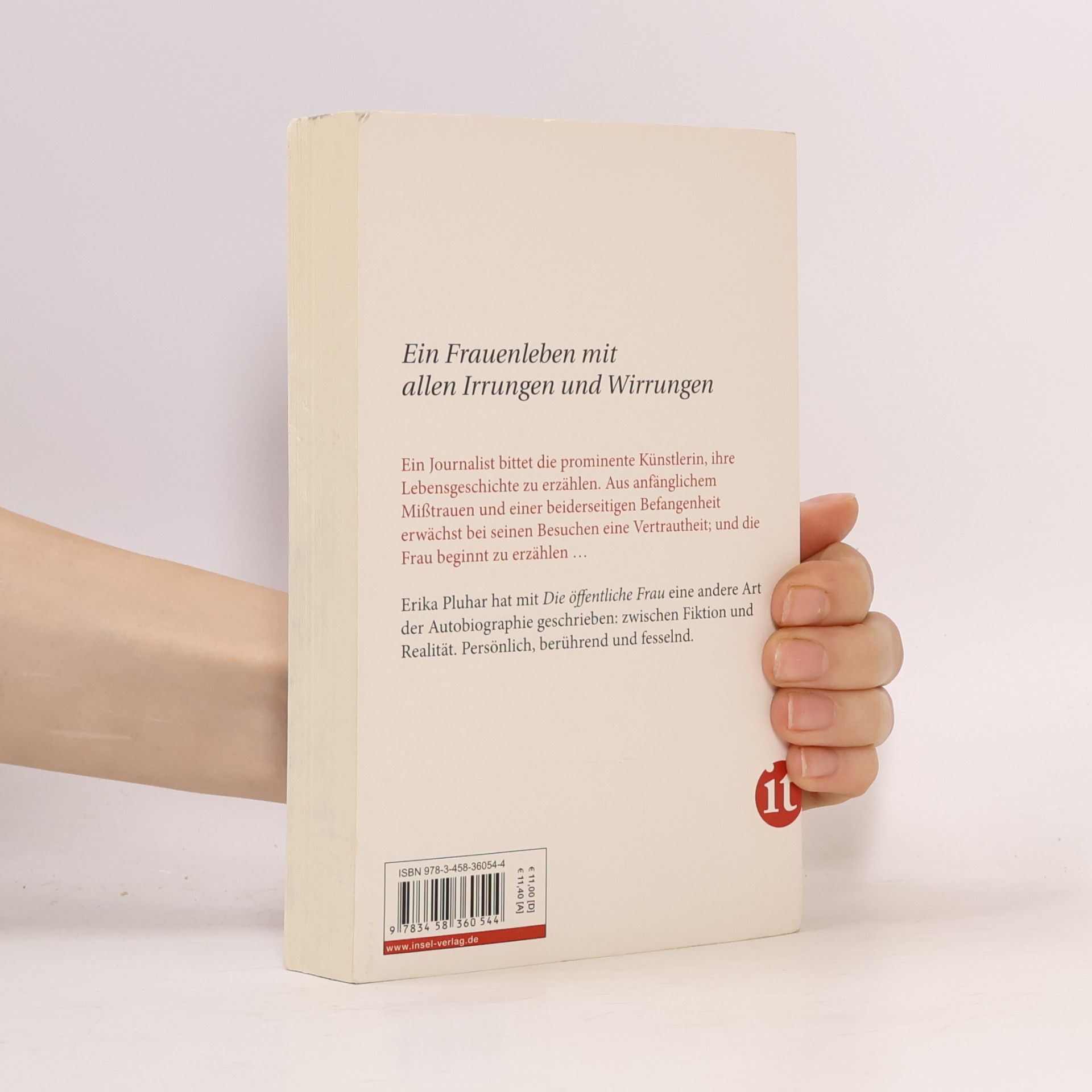 Erika Pluhar Die öffentliche Frau