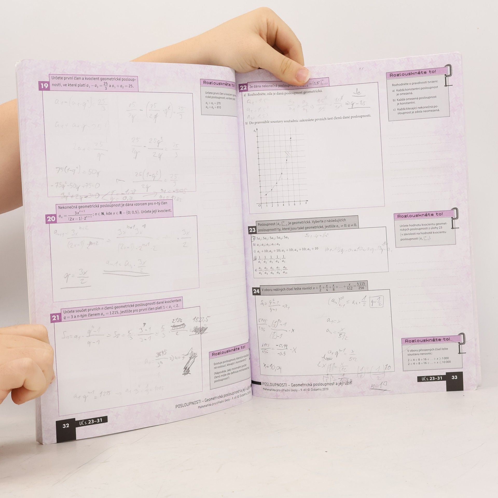 Magda Králová Matematika pro střední školy. 9. díl, pracovní sešit