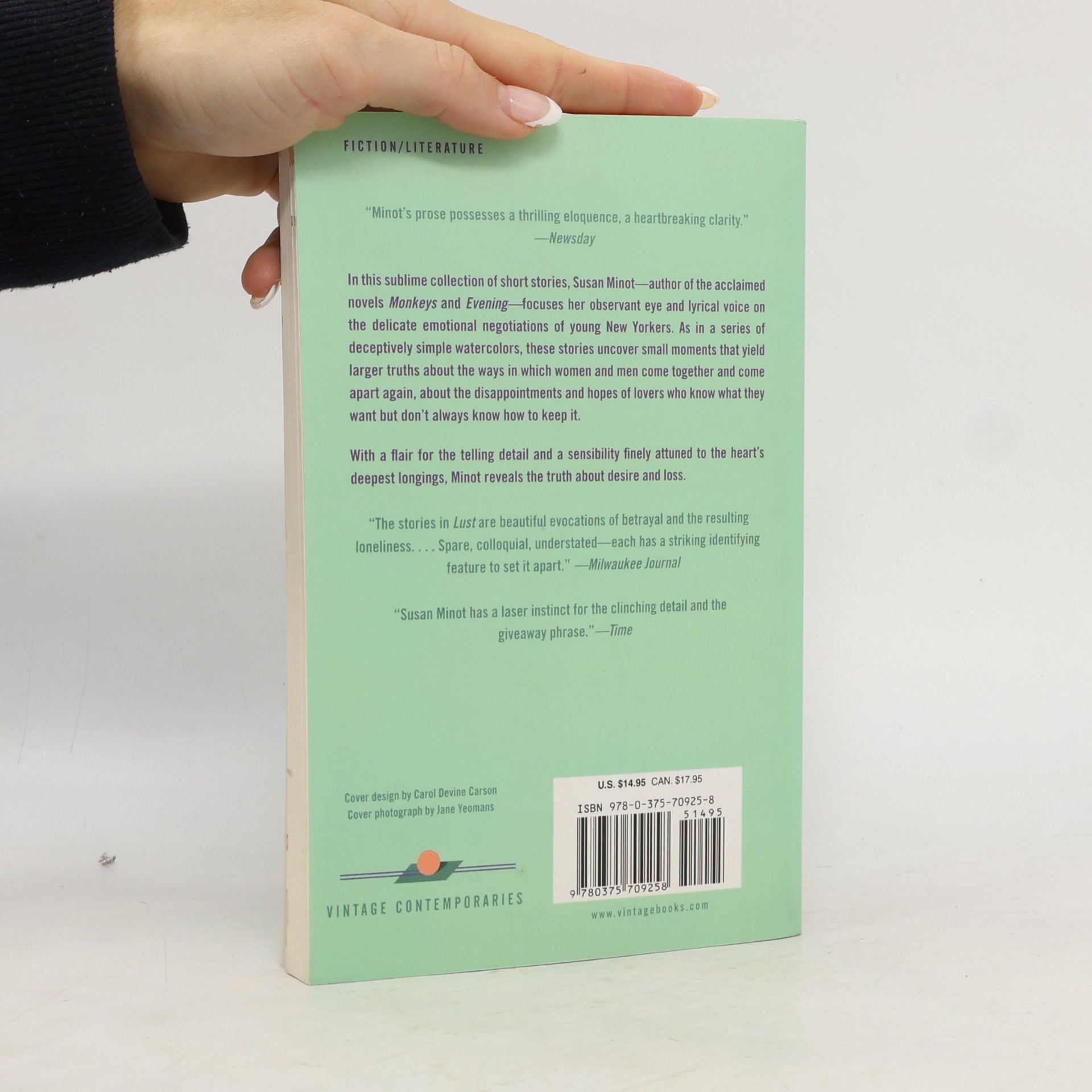 Susan Minot Lust and Other Stories